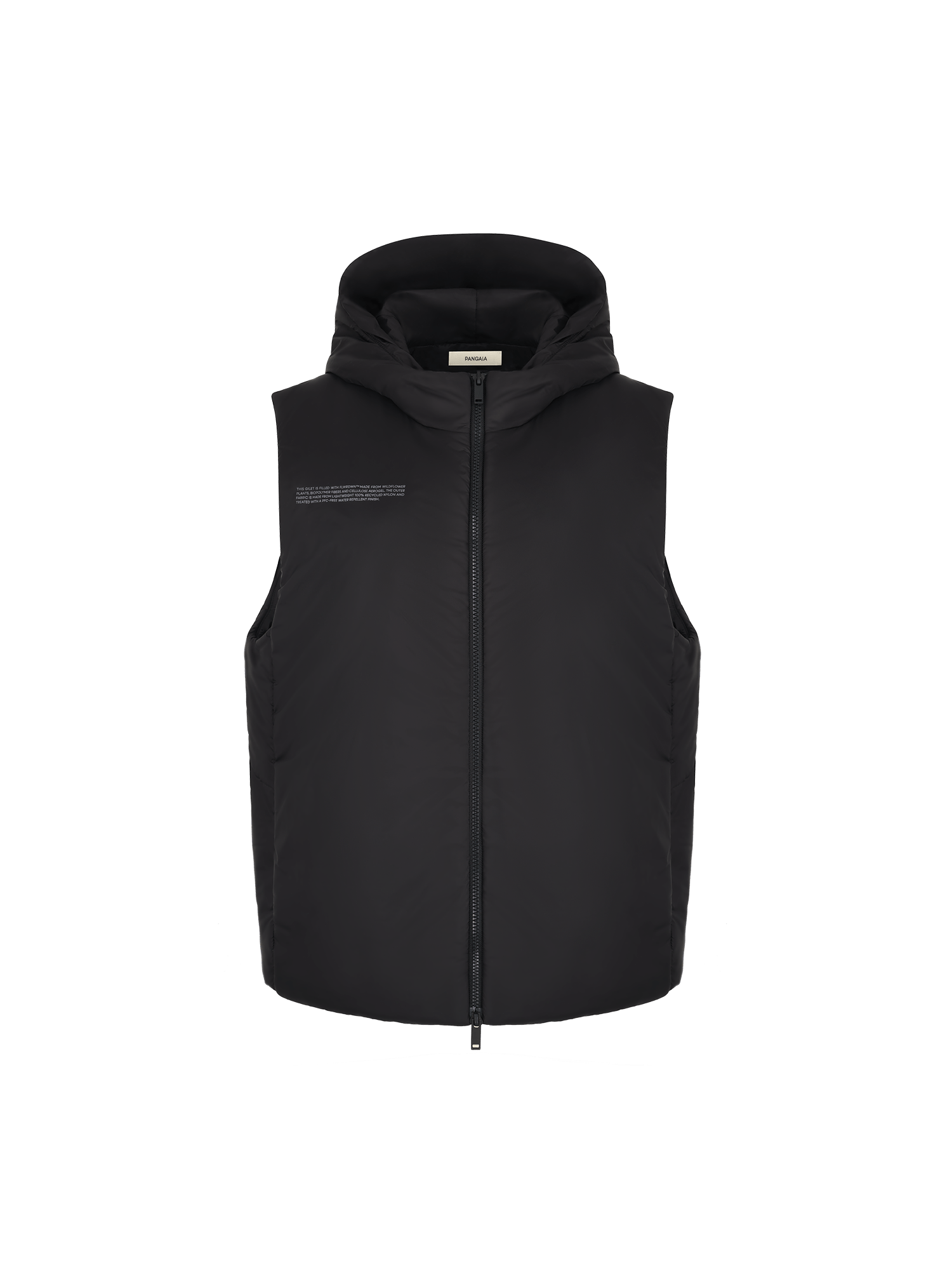 Black Flwrdwn™ Gilet Designer Gilets Pangaia