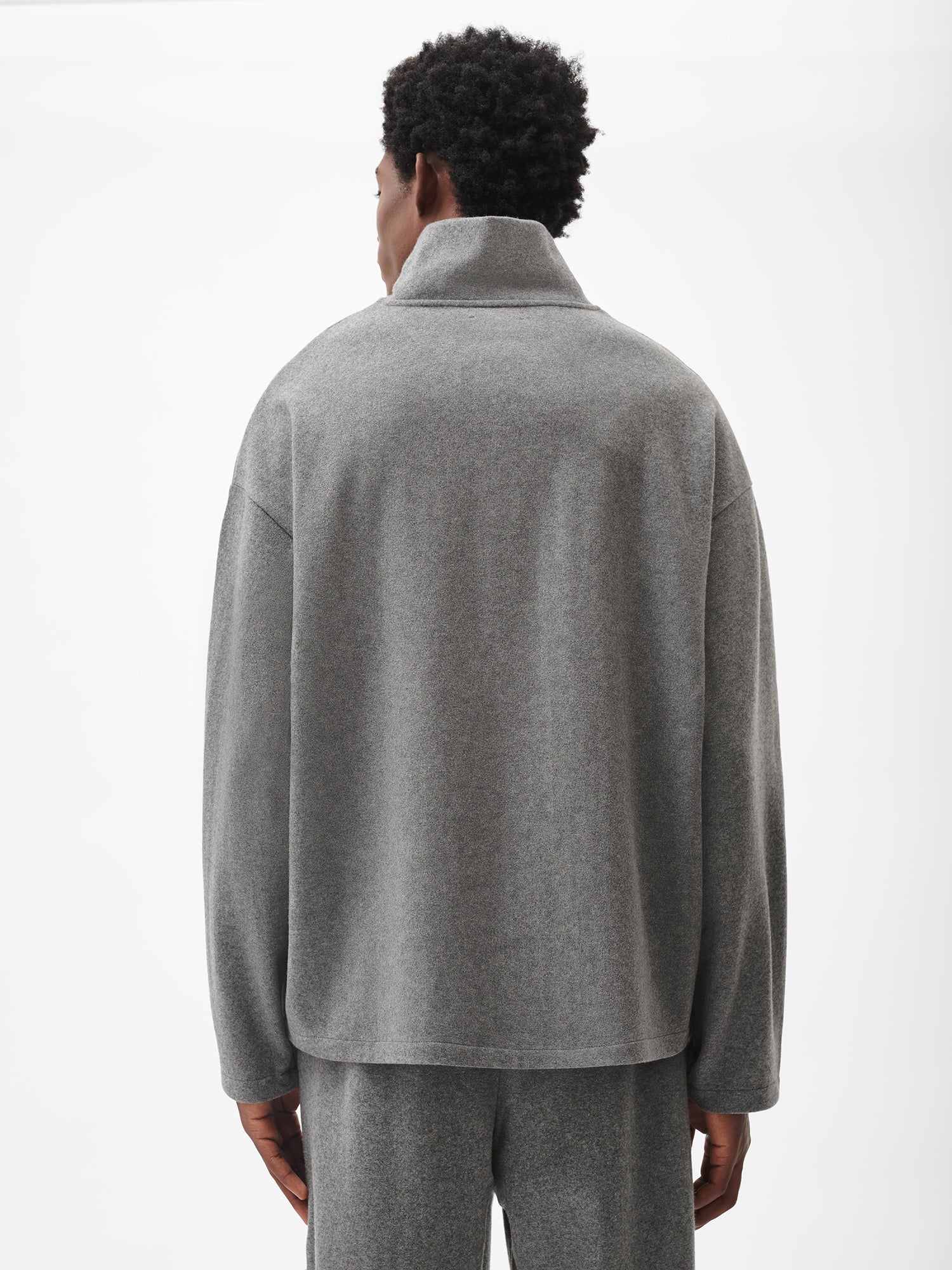 Mens-Wool-Jersey-Half-Zip-Sweatshirt-Volcanic-Grey-male-2