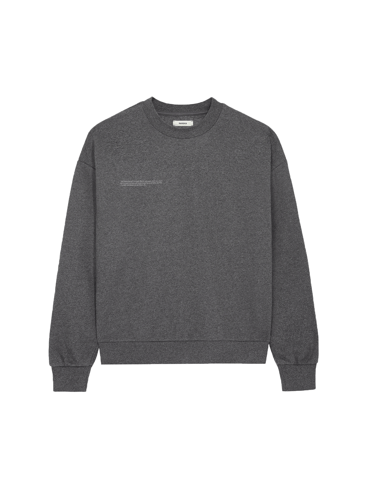 Reclaimed Cotton Sweatshirt—reclaim charcoal