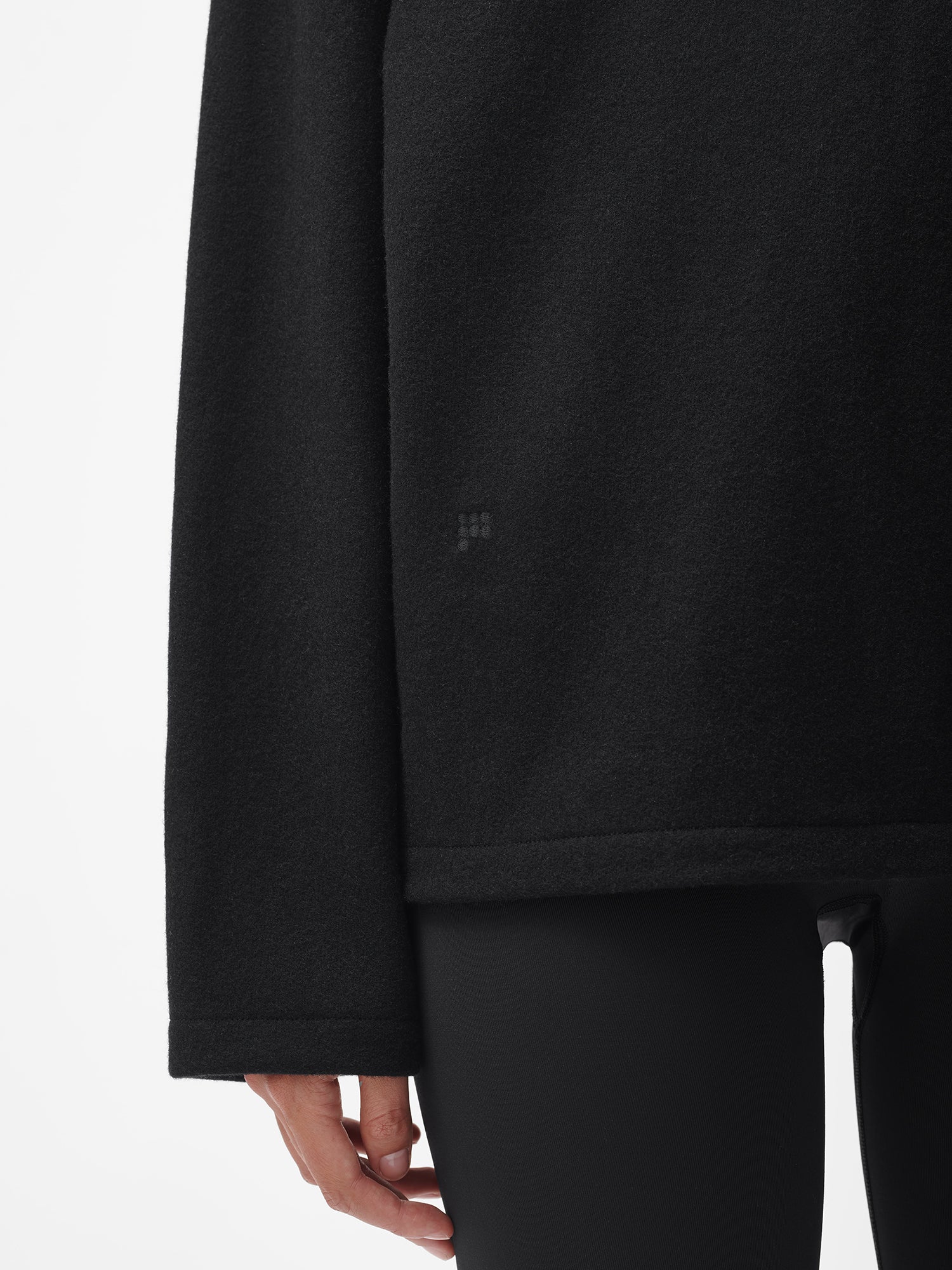 female-Wool-Jersey-Half-Zip-Sweatshirt-Black-female-4