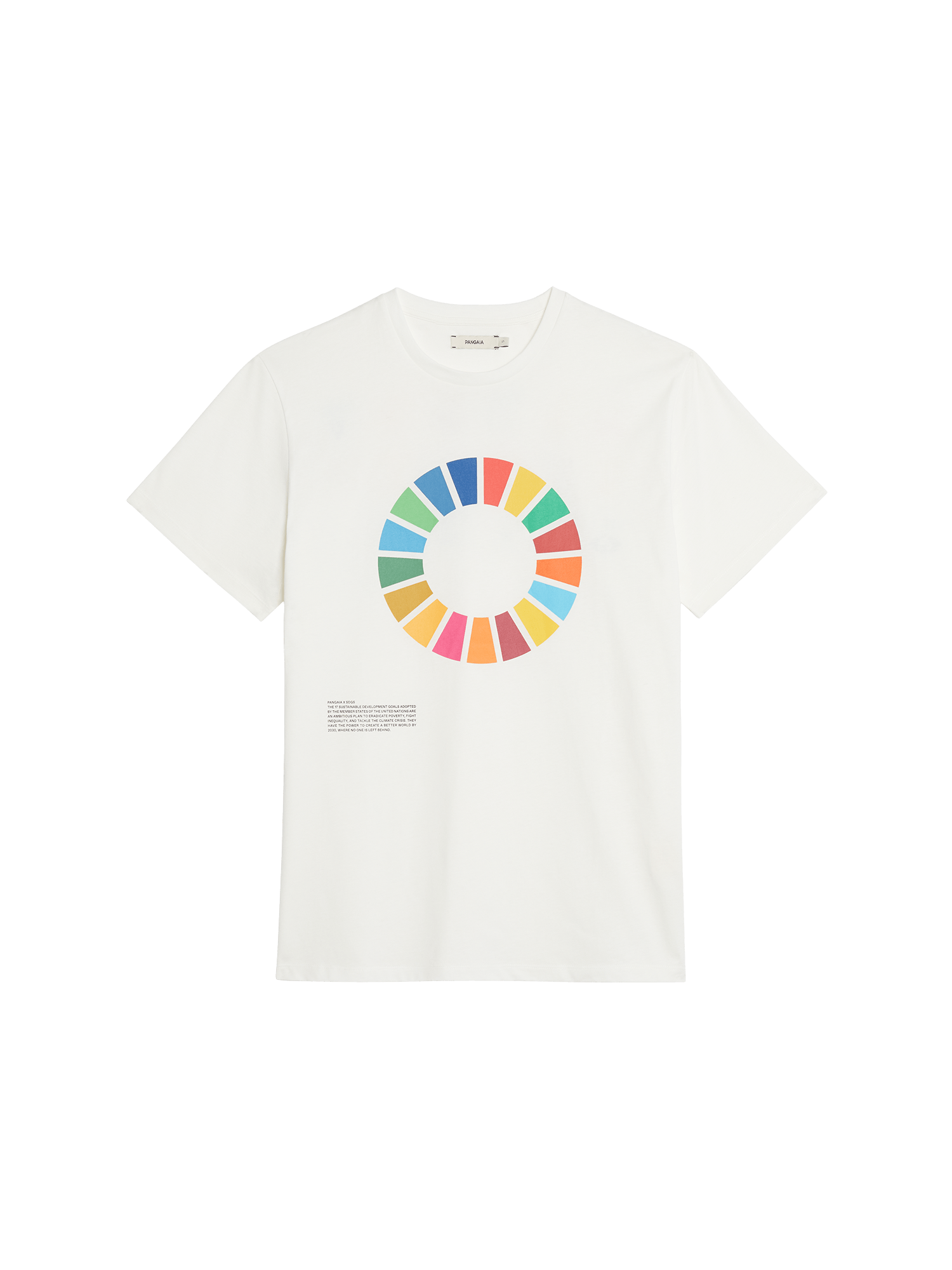 Pangaia X Sdgs Organic Cotton T-shirt Off-white