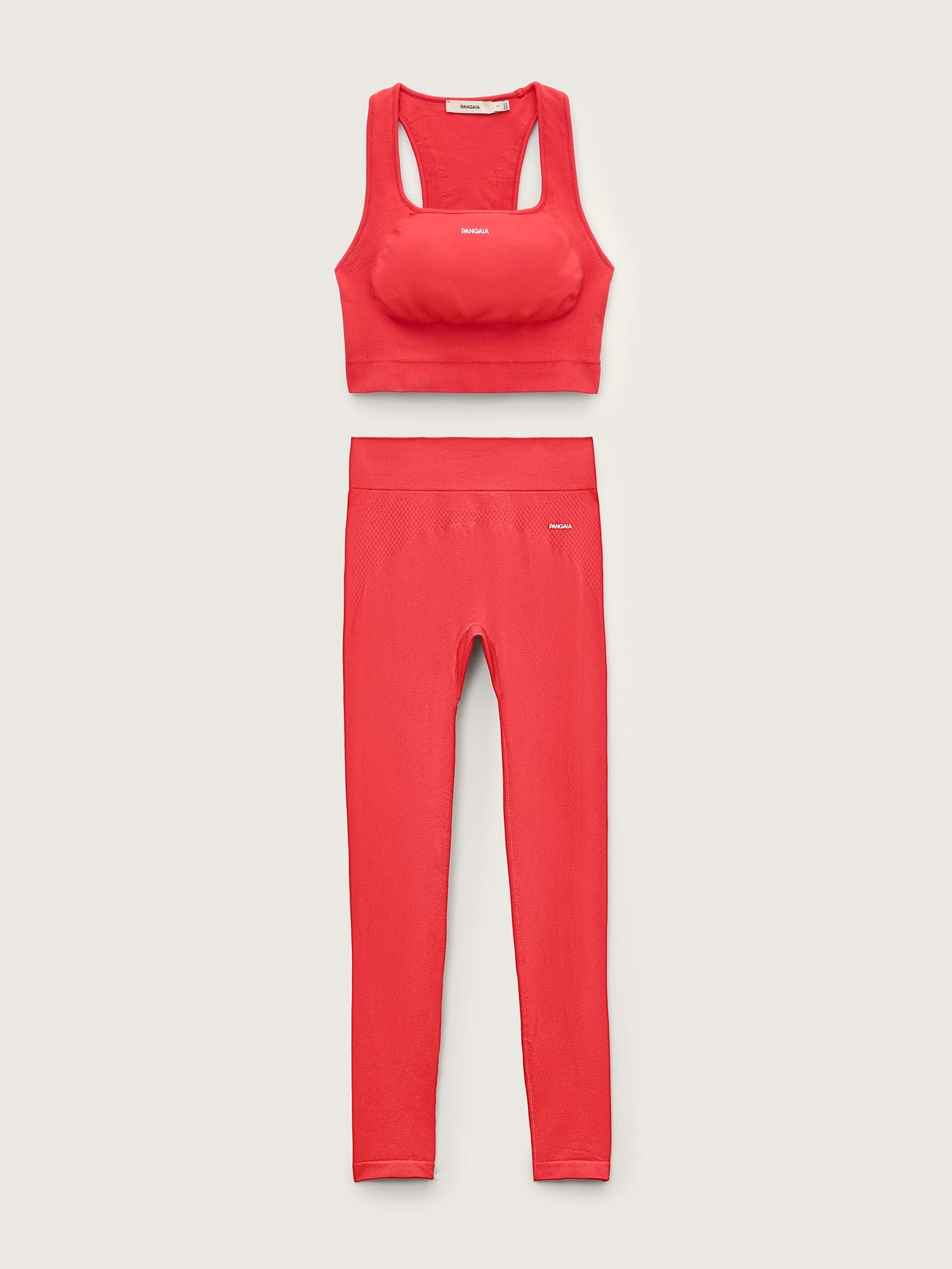 Womens Bio-Based Tank Top and Leggings Bundle—Pulse Red