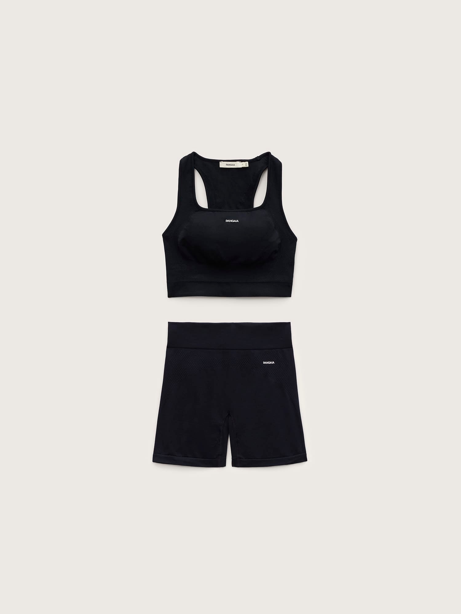 Womens Bio-Based Tank Top and Cycle Shorts Bundle—Black