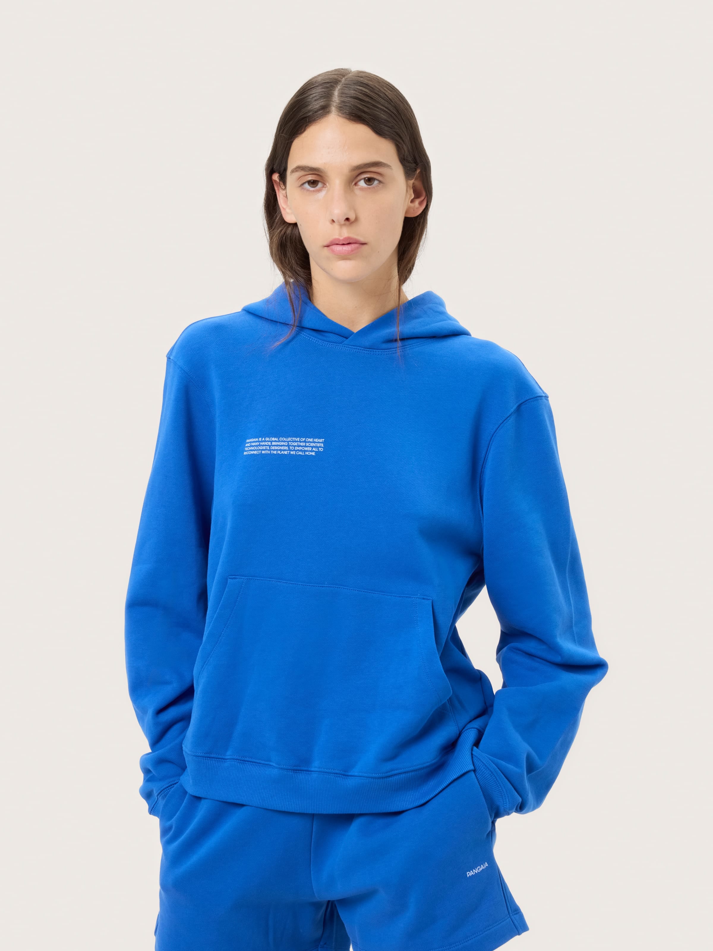 Womens Midweight Hoodie—Gaia Blue