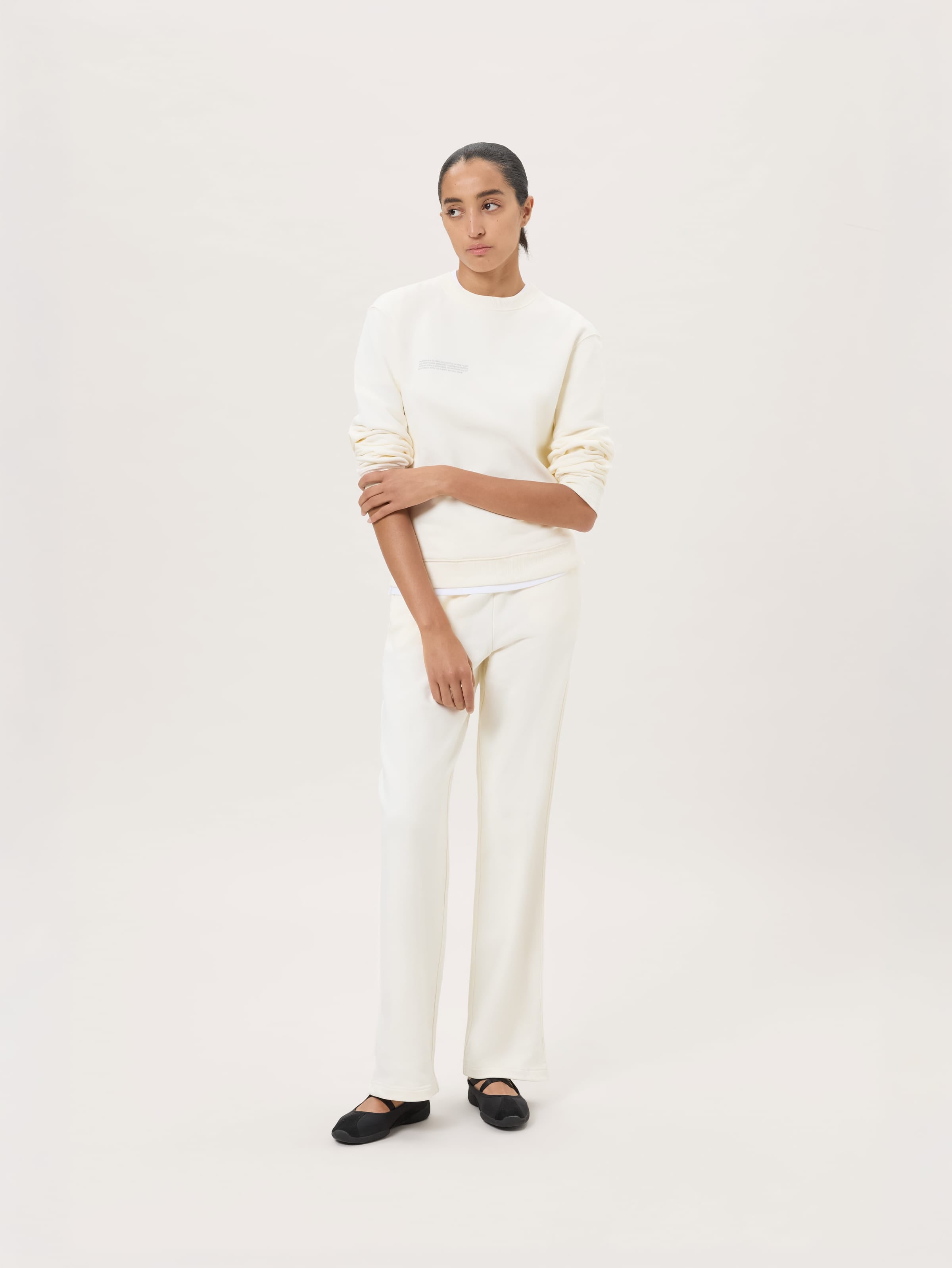 Womens Midweight Straight Leg Track Pants—Soft Void