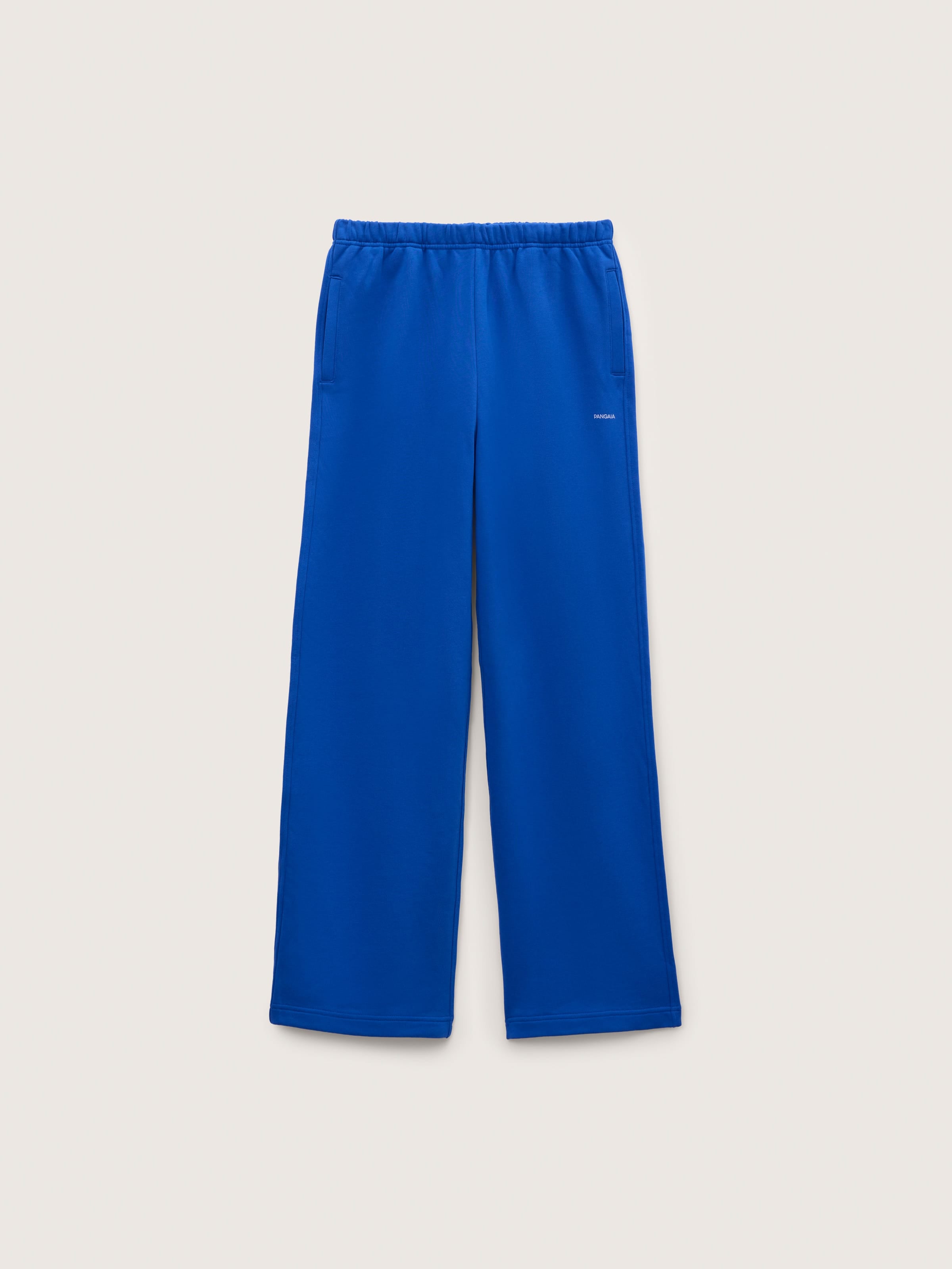 Womens Midweight Straight Leg Track Pants—Gaia Blue