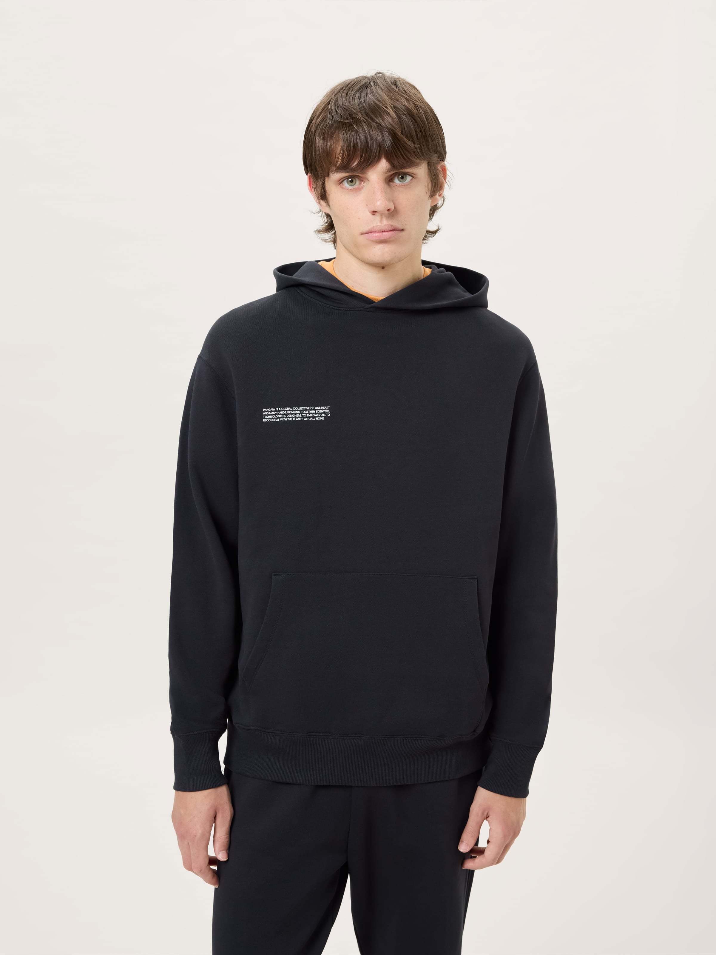 Mens Midweight Hoodie—Black