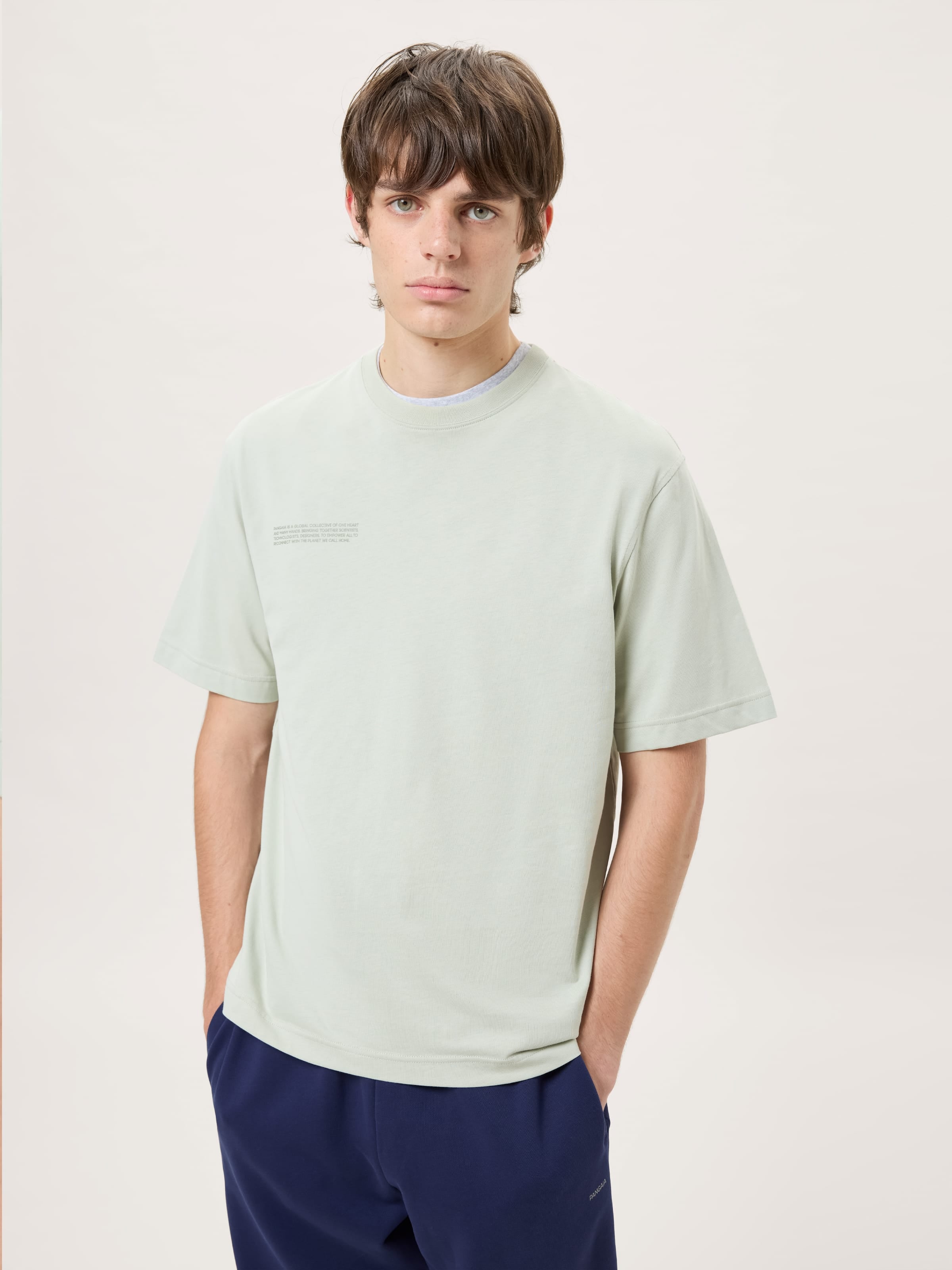Mens Midweight T-Shirt—Iron Fade