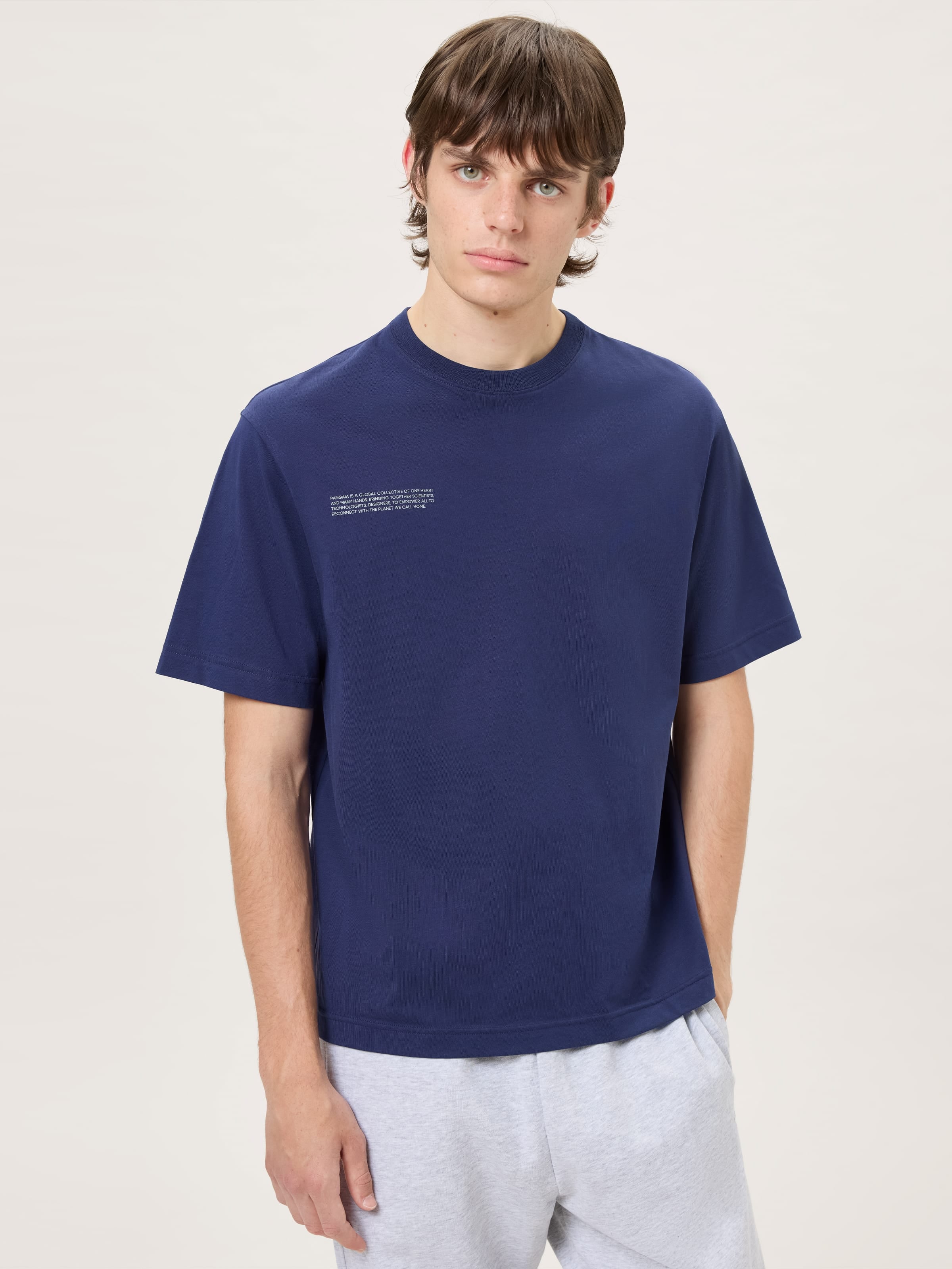 Mens Midweight T-Shirt—Ocean Navy