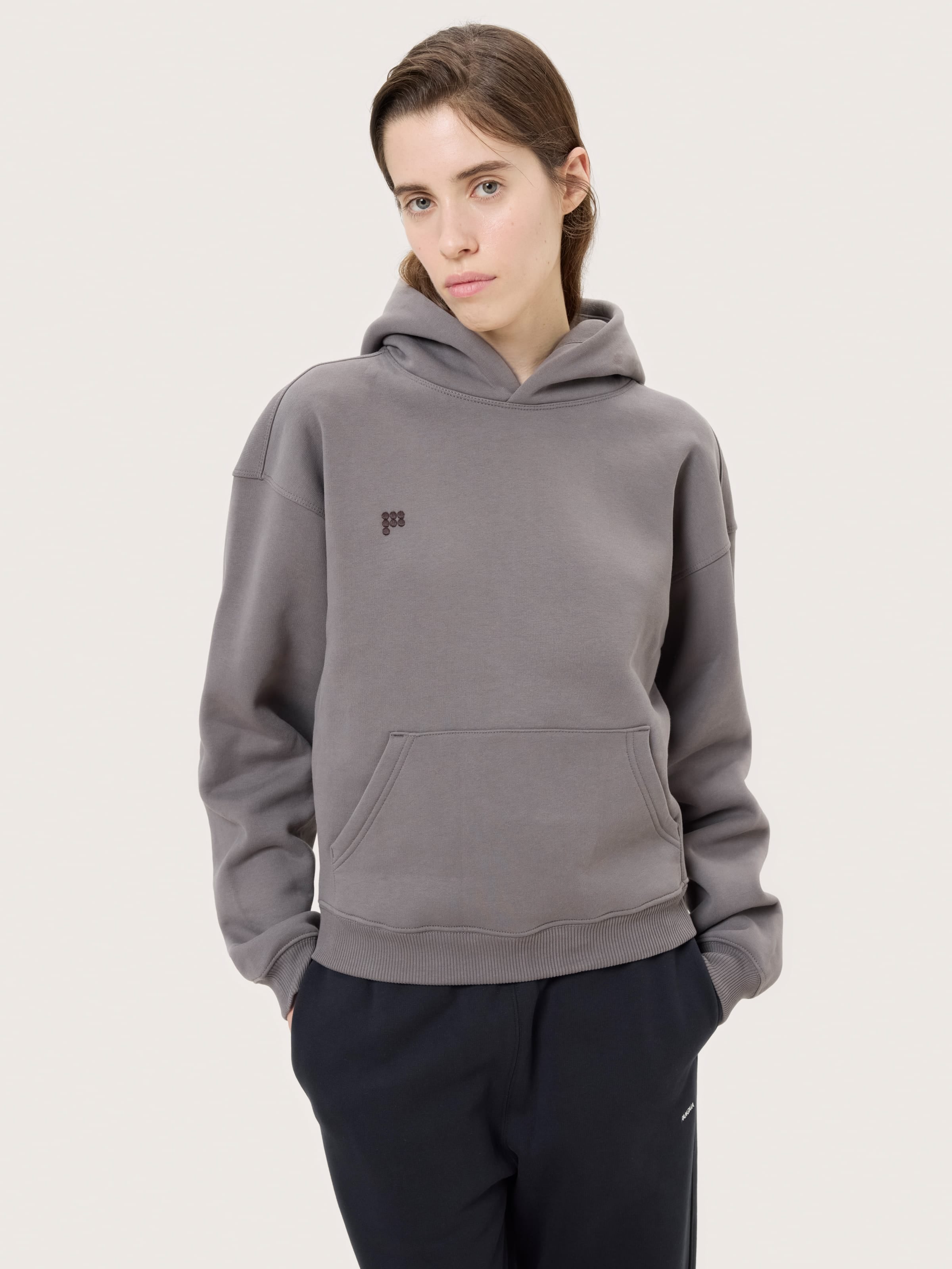 Womens Heavyweight Hoodie—Slate Escape