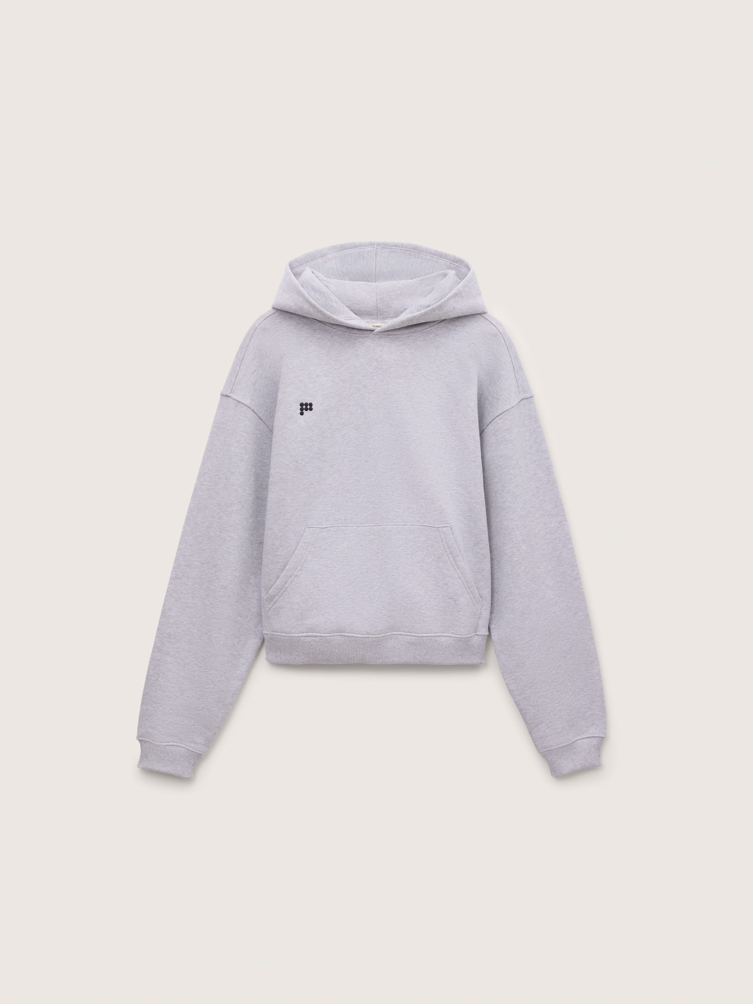 Womens Heavyweight Hoodie—Grey Marl