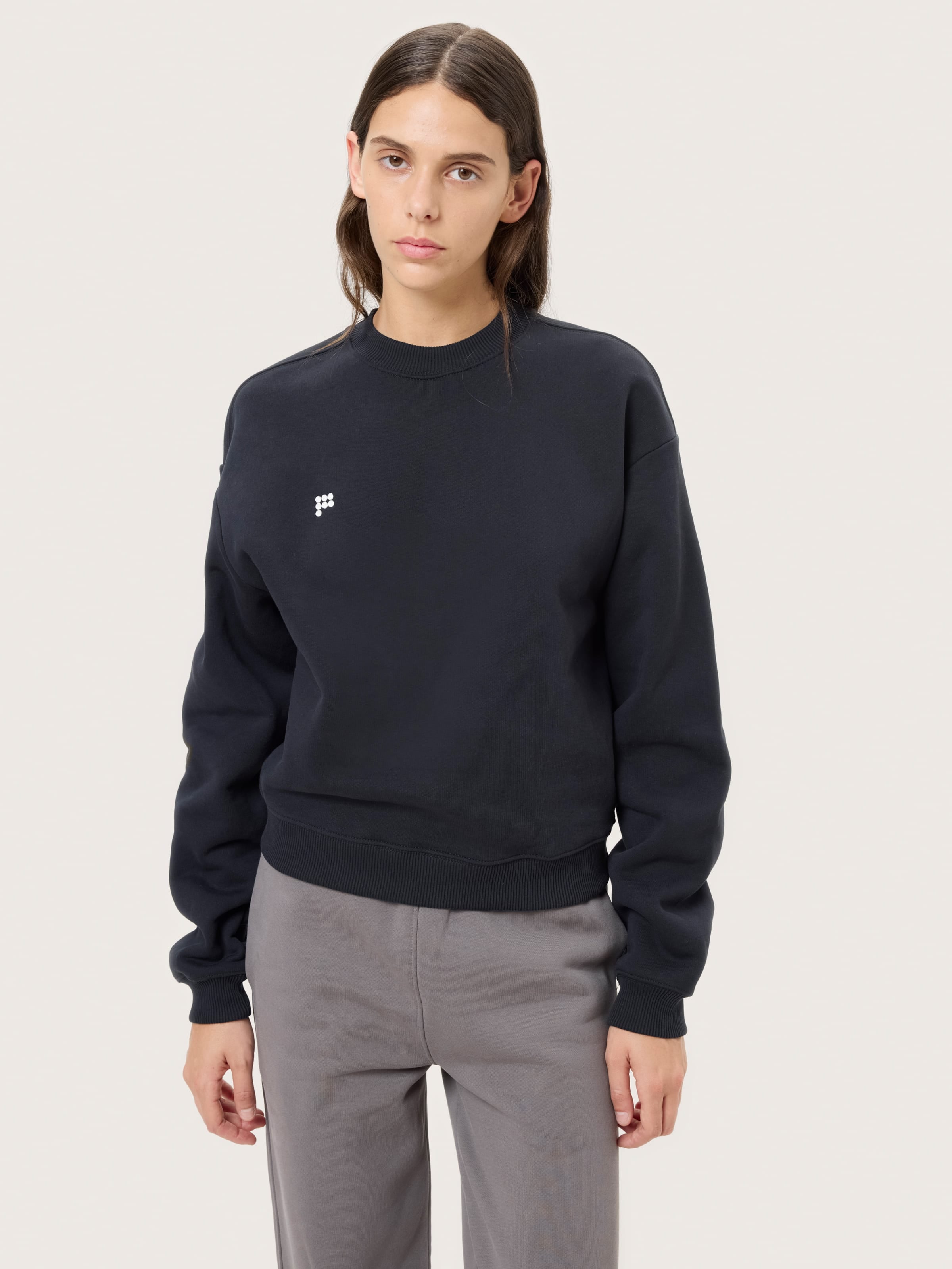 Womens Heavyweight Sweatshirt—Black