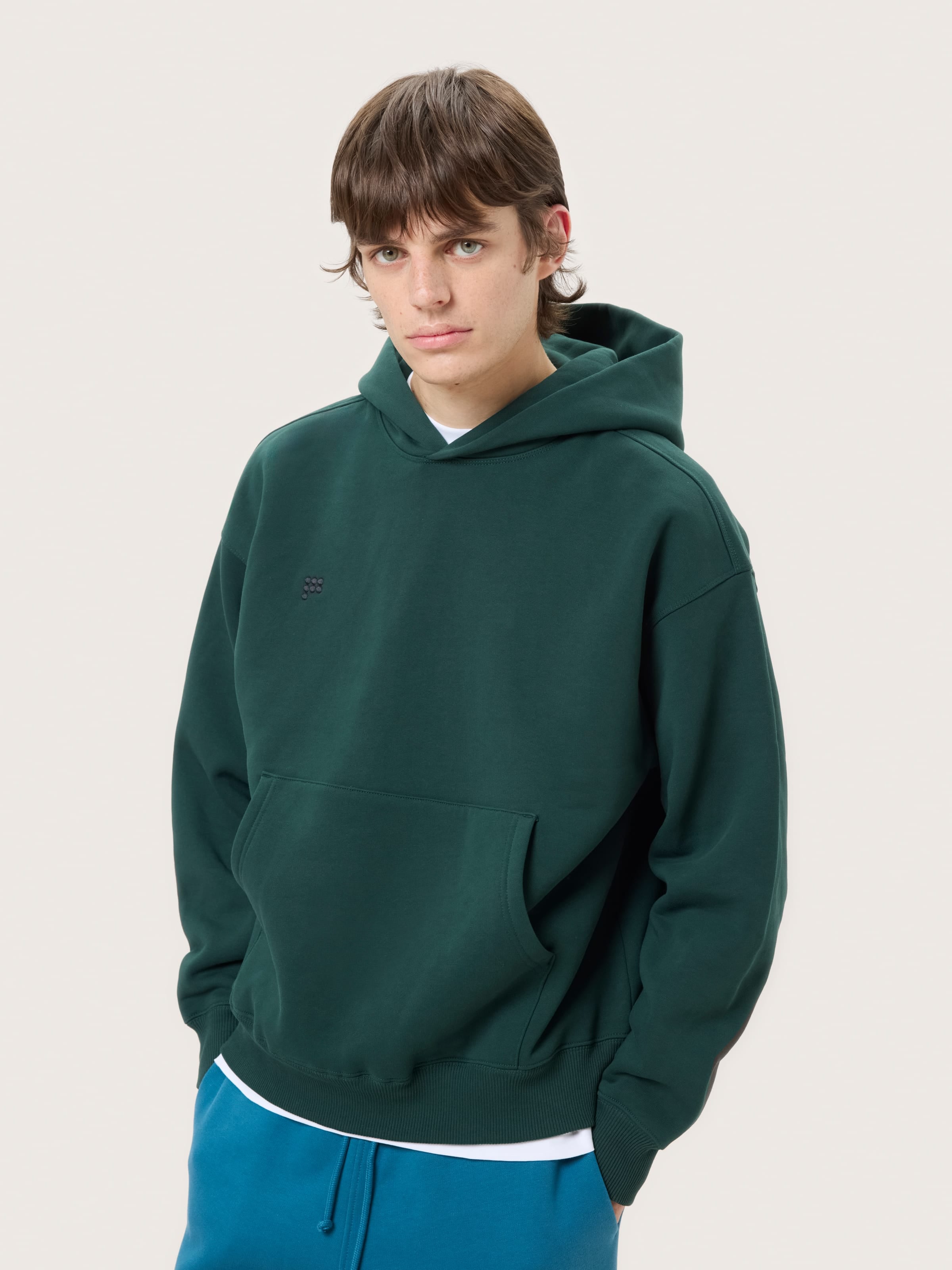 Mens Heavyweight Hoodie—Depth Green