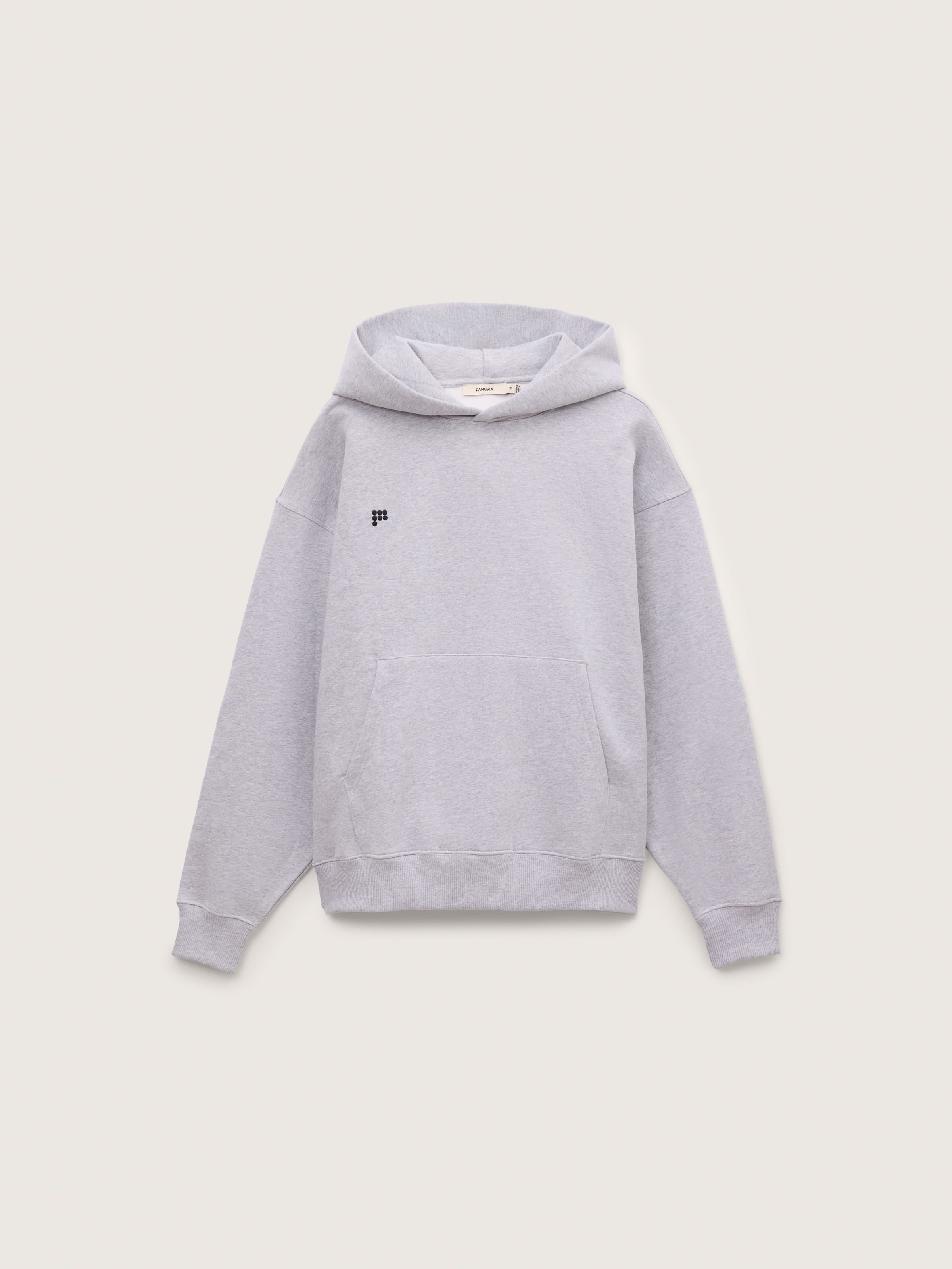 Mens Heavyweight Hoodie—Grey Marl