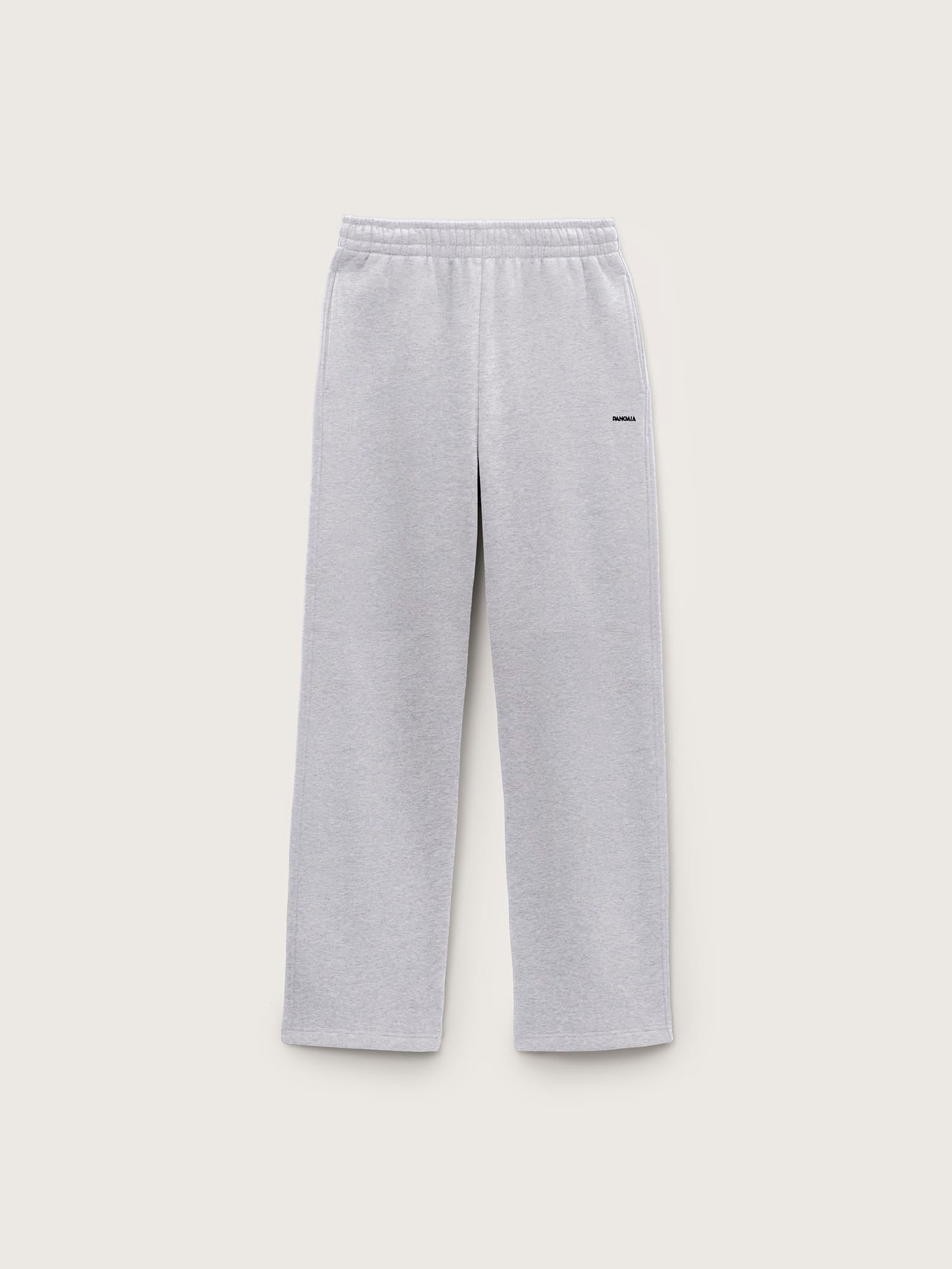 Mens Heavyweight Straight Leg Track Pants—Grey Marl
