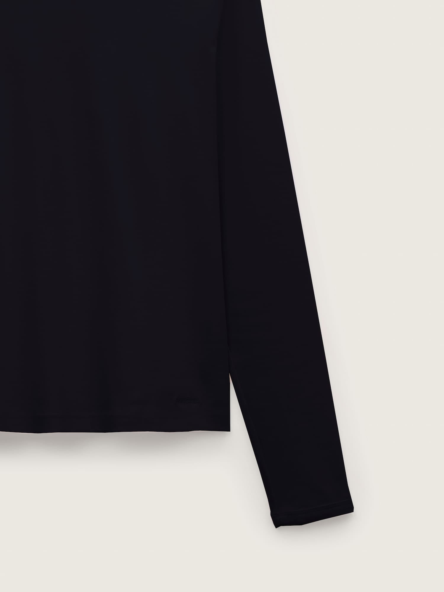 Womens Long Sleeve T-Shirt—Black