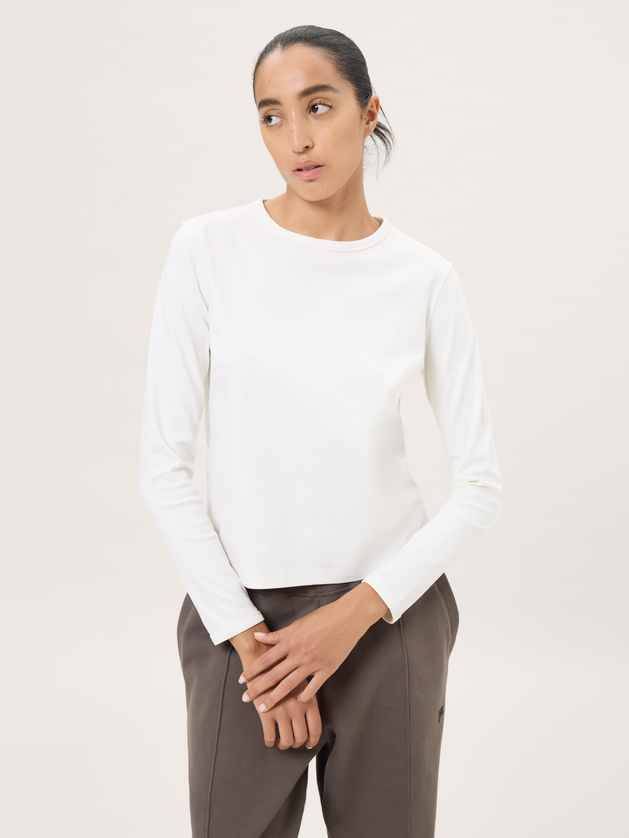 Womens Long Sleeve T-Shirt—Soft Void