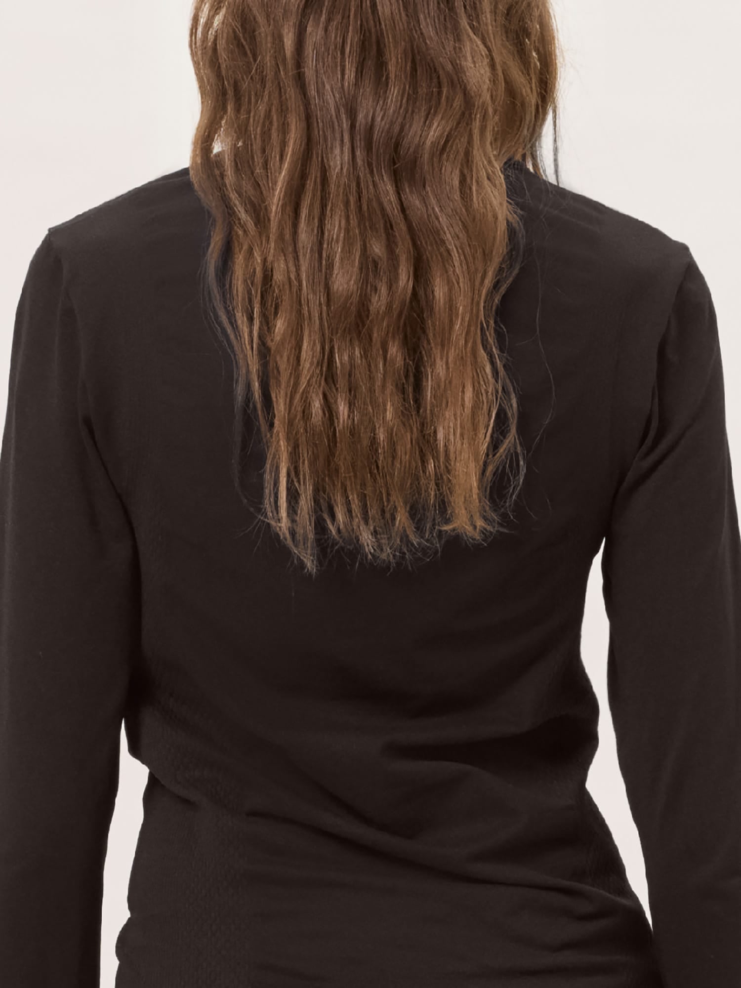 Womens Bio-Based Long Sleeve Top—Obsidian Core