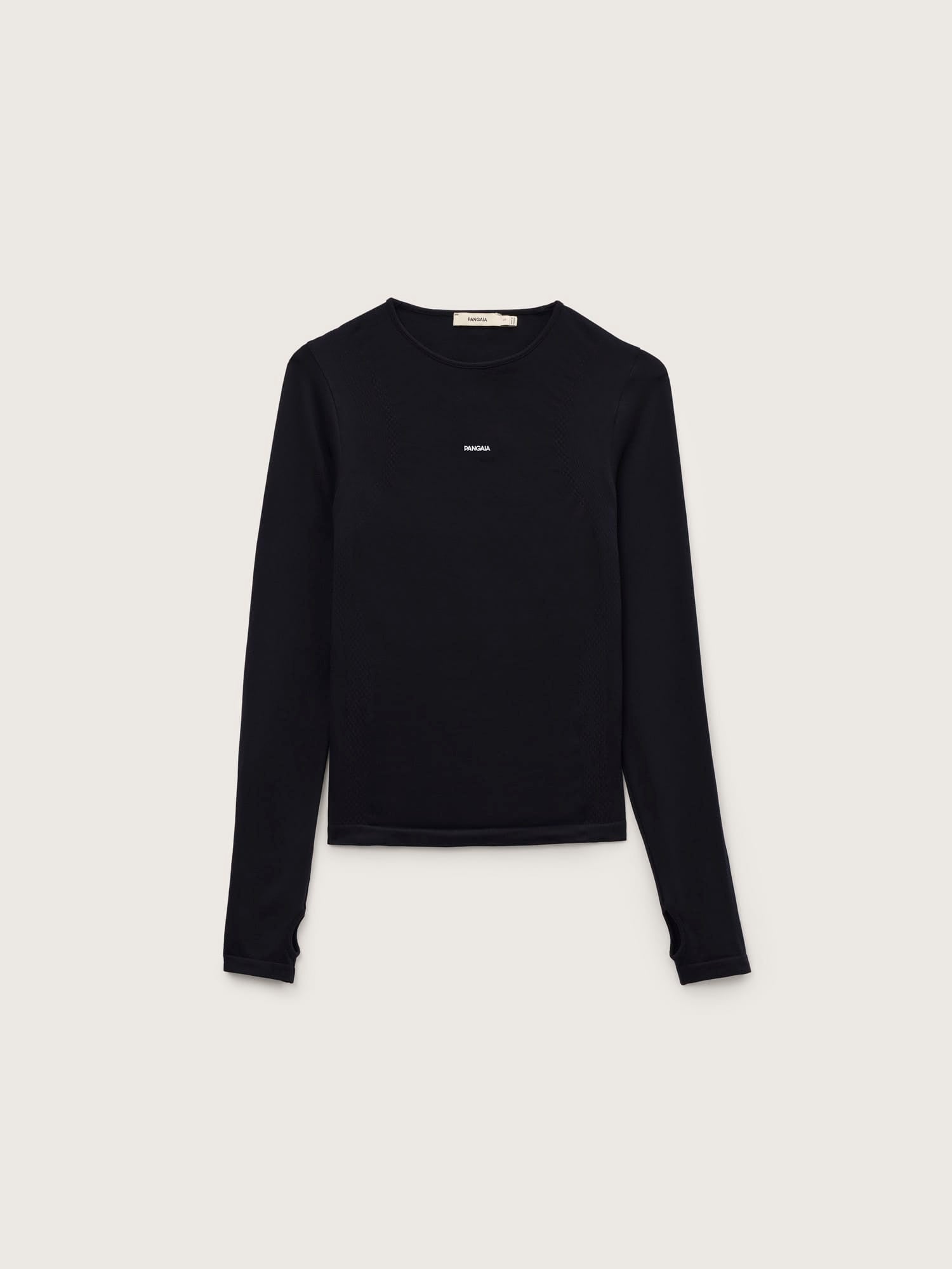Womens Bio-Based Long Sleeve Top—Obsidian Core
