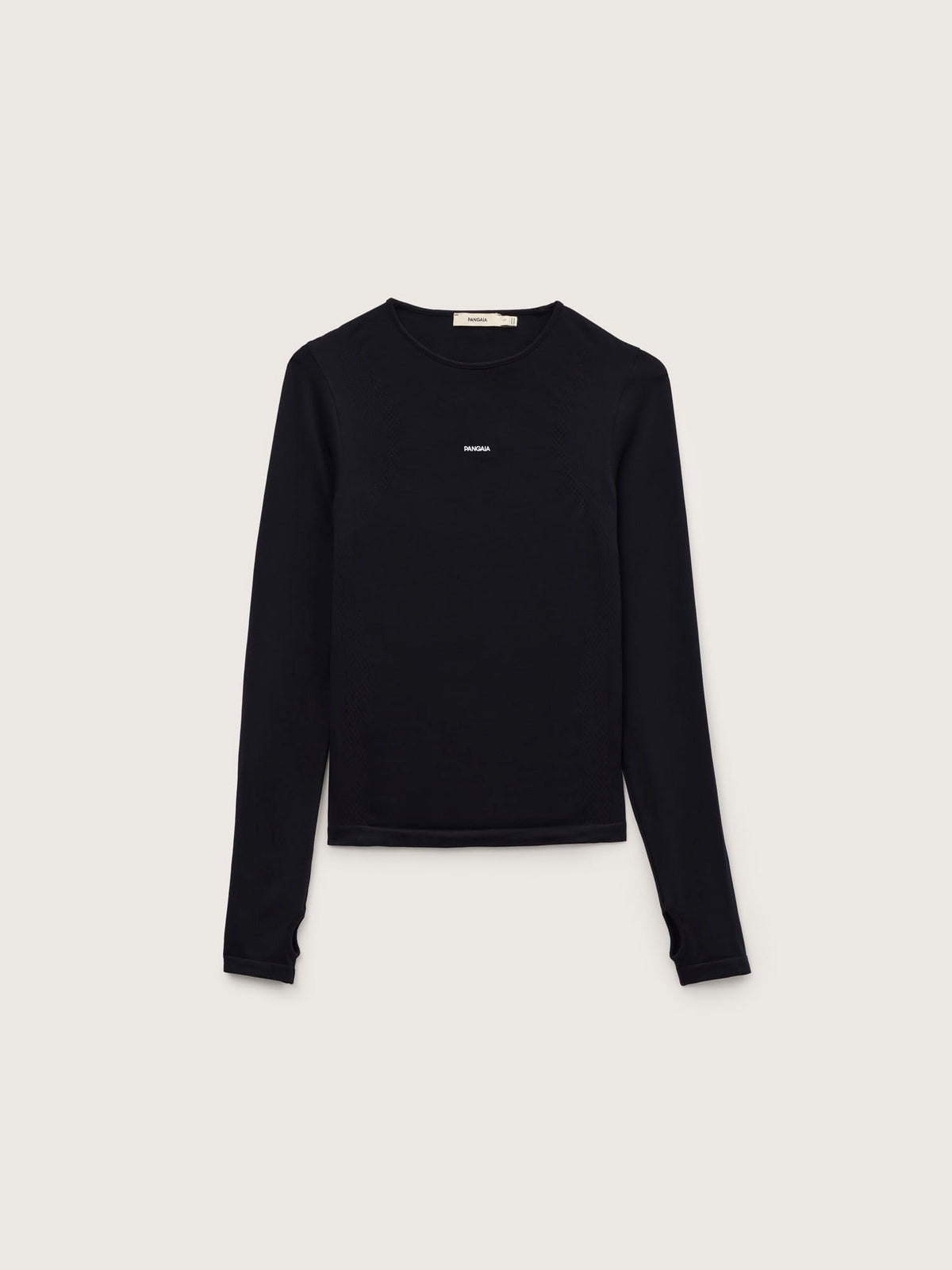 Womens Bio-Based Long Sleeve Top—Black
