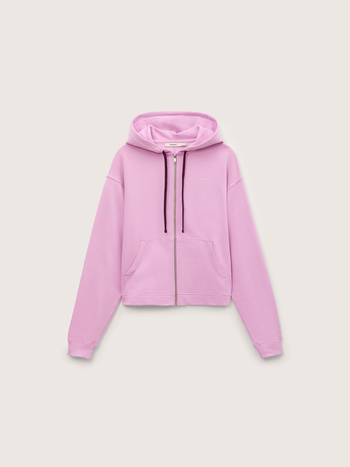 Womens Midweight Zip Up Hoodie—Blush Drift