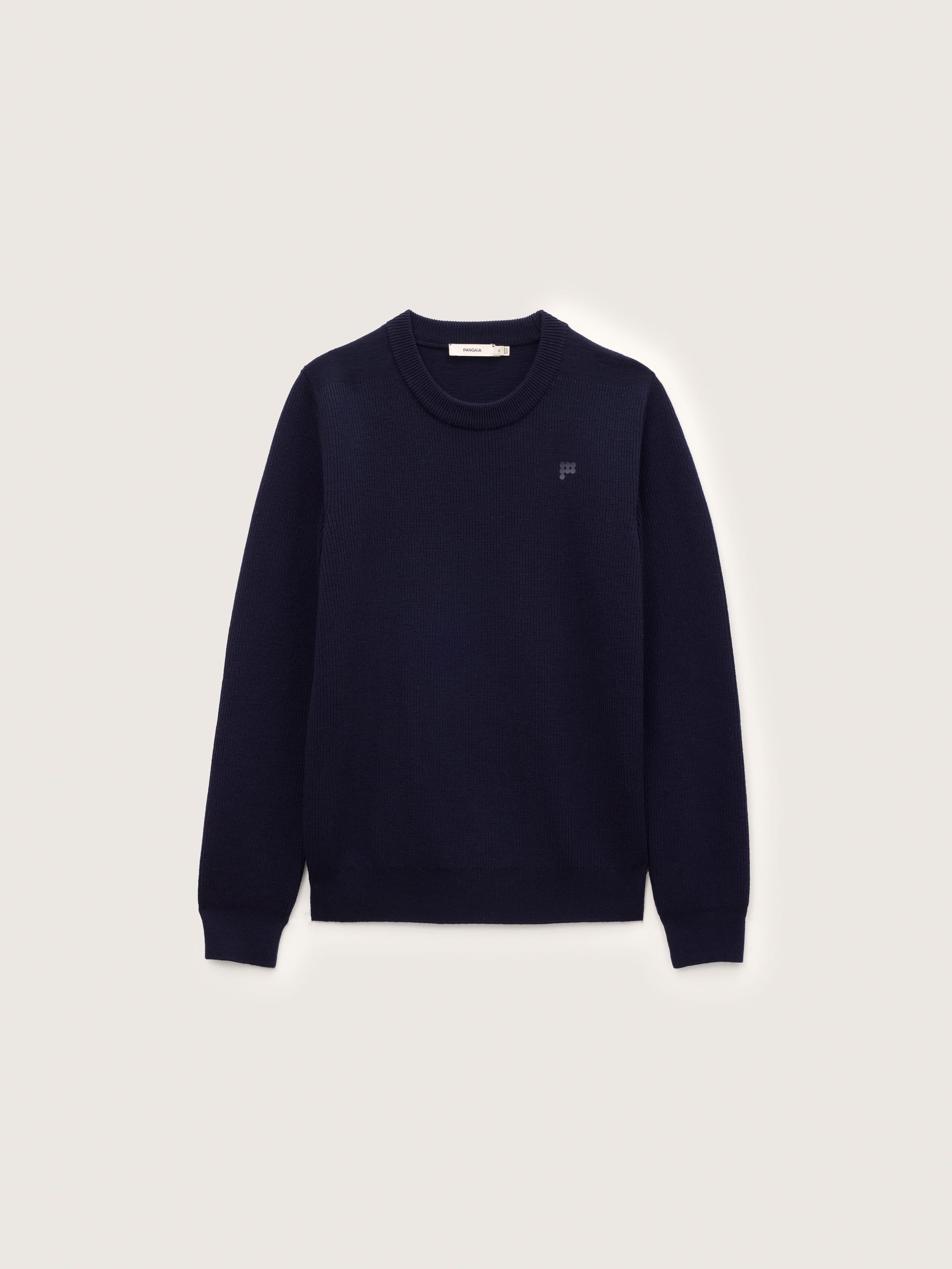 Mens Merino Wool Sweater—Ocean Navy