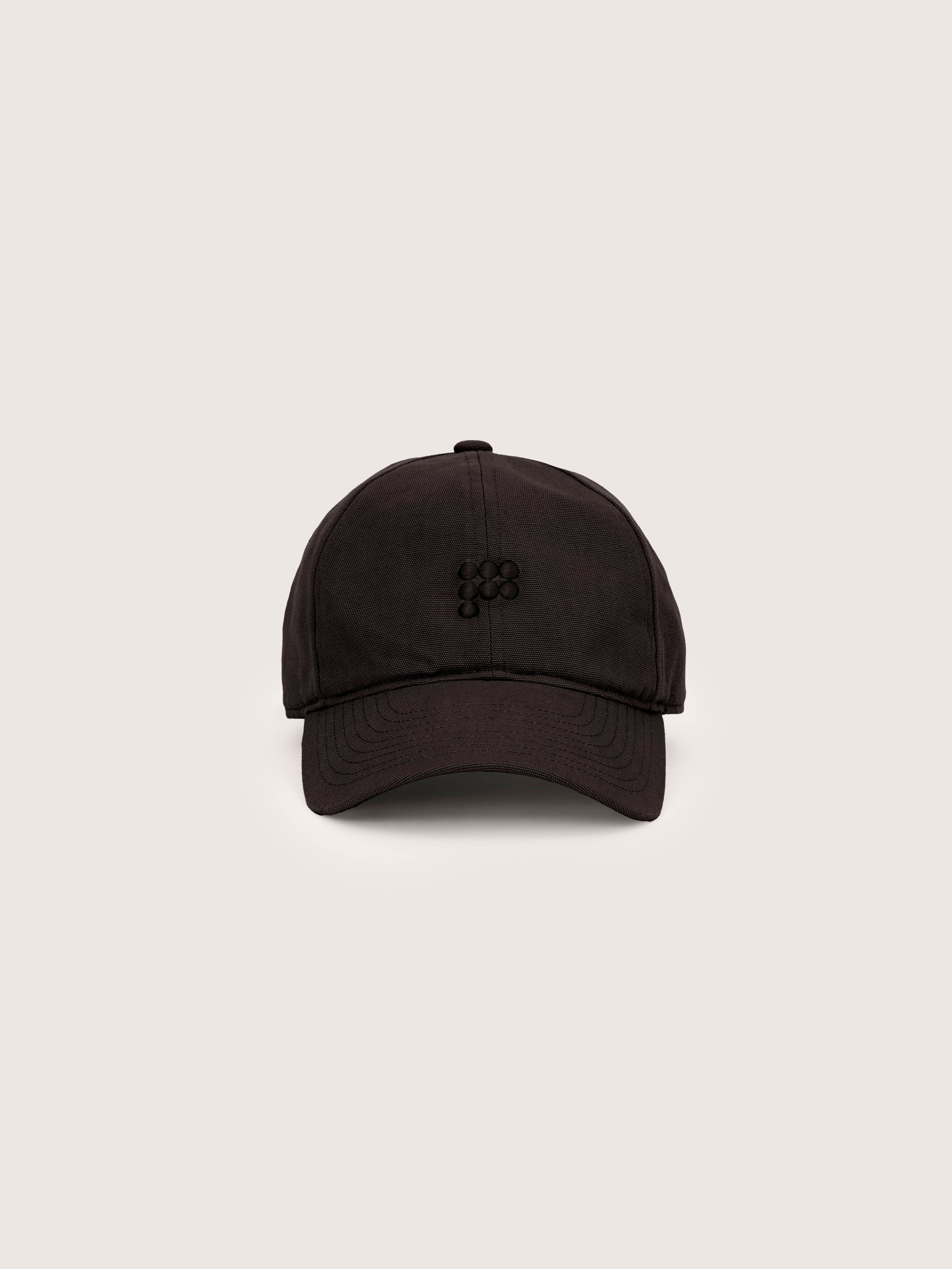 Organic Cotton Cap '7 Circle P' Logo—Obsidian Core