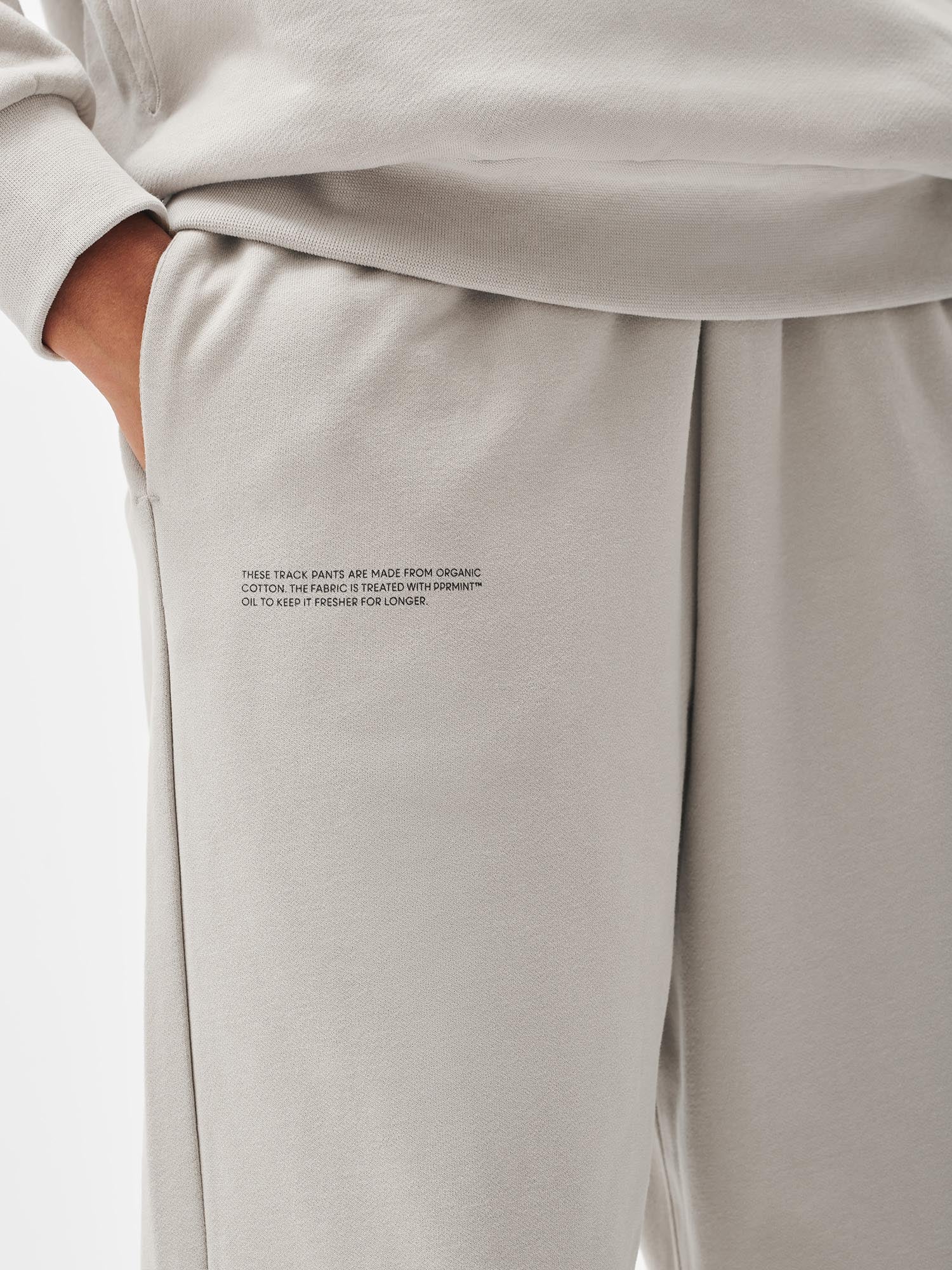Printed organic cotton-jersey track pants