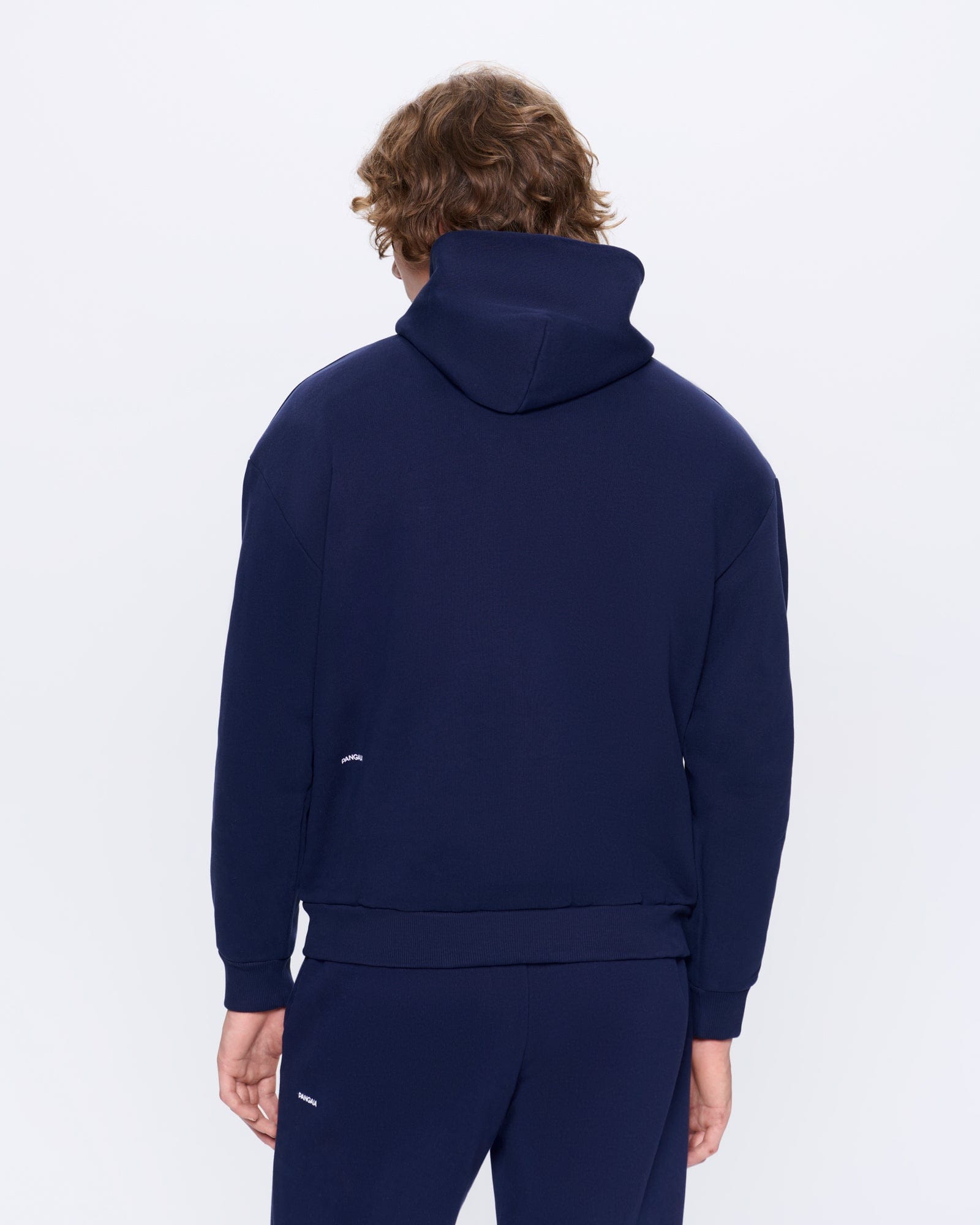 Mens Navy 365 Heavyweight Hoodie | Designer Hoodies | PANGAIA
