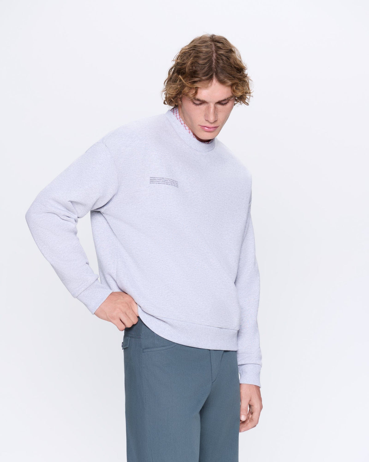 Mens 365 Heavyweight Sweatshirt—Goji Red