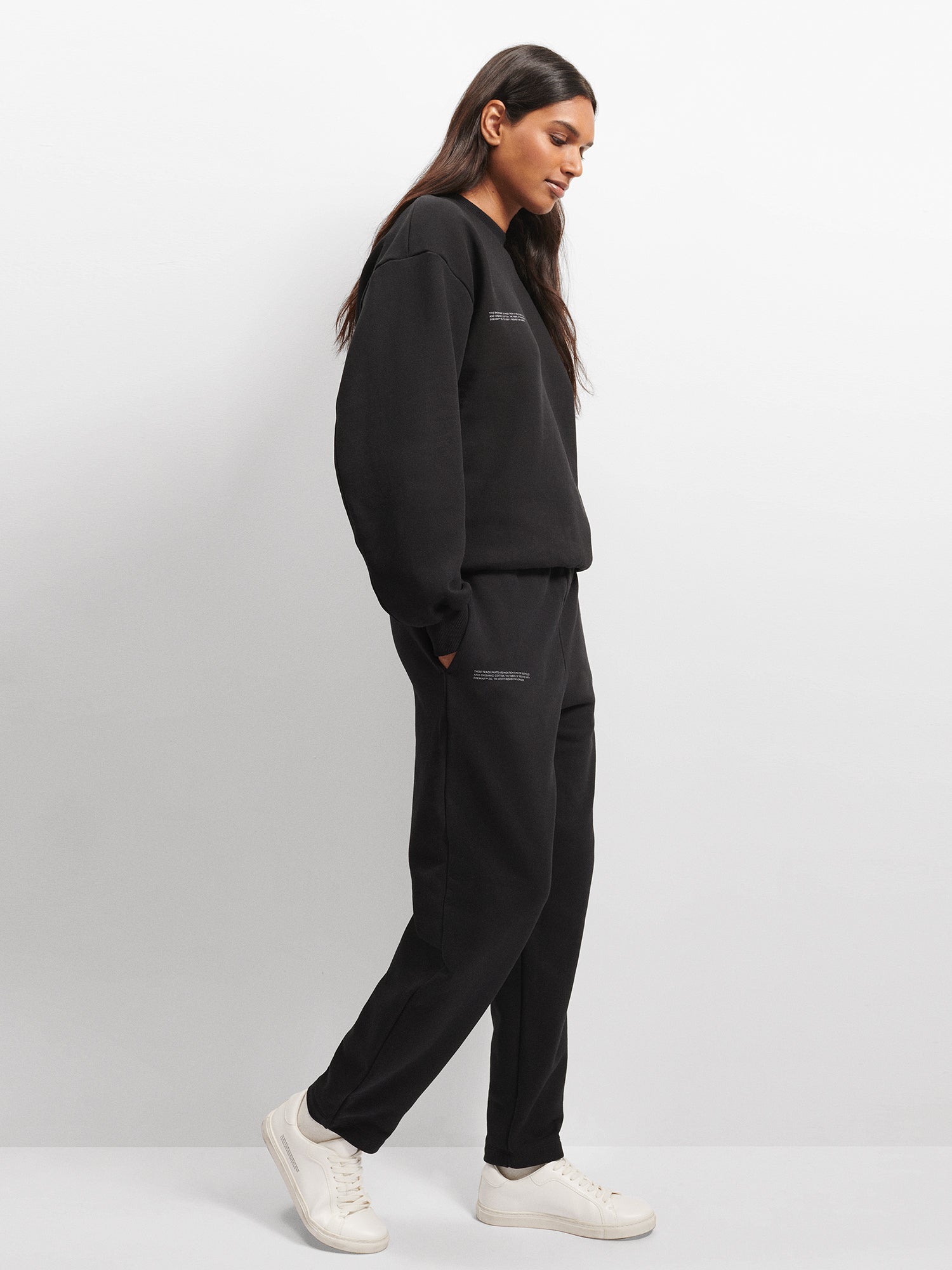 Black Recycled Oversized Joggers