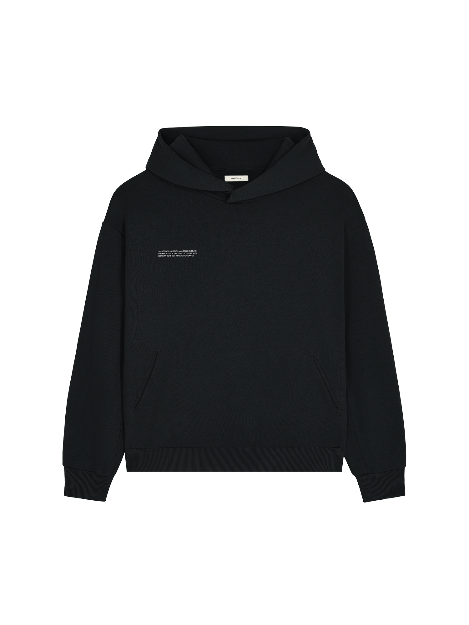 Mens Black Dna Hoodie | PANGAIA