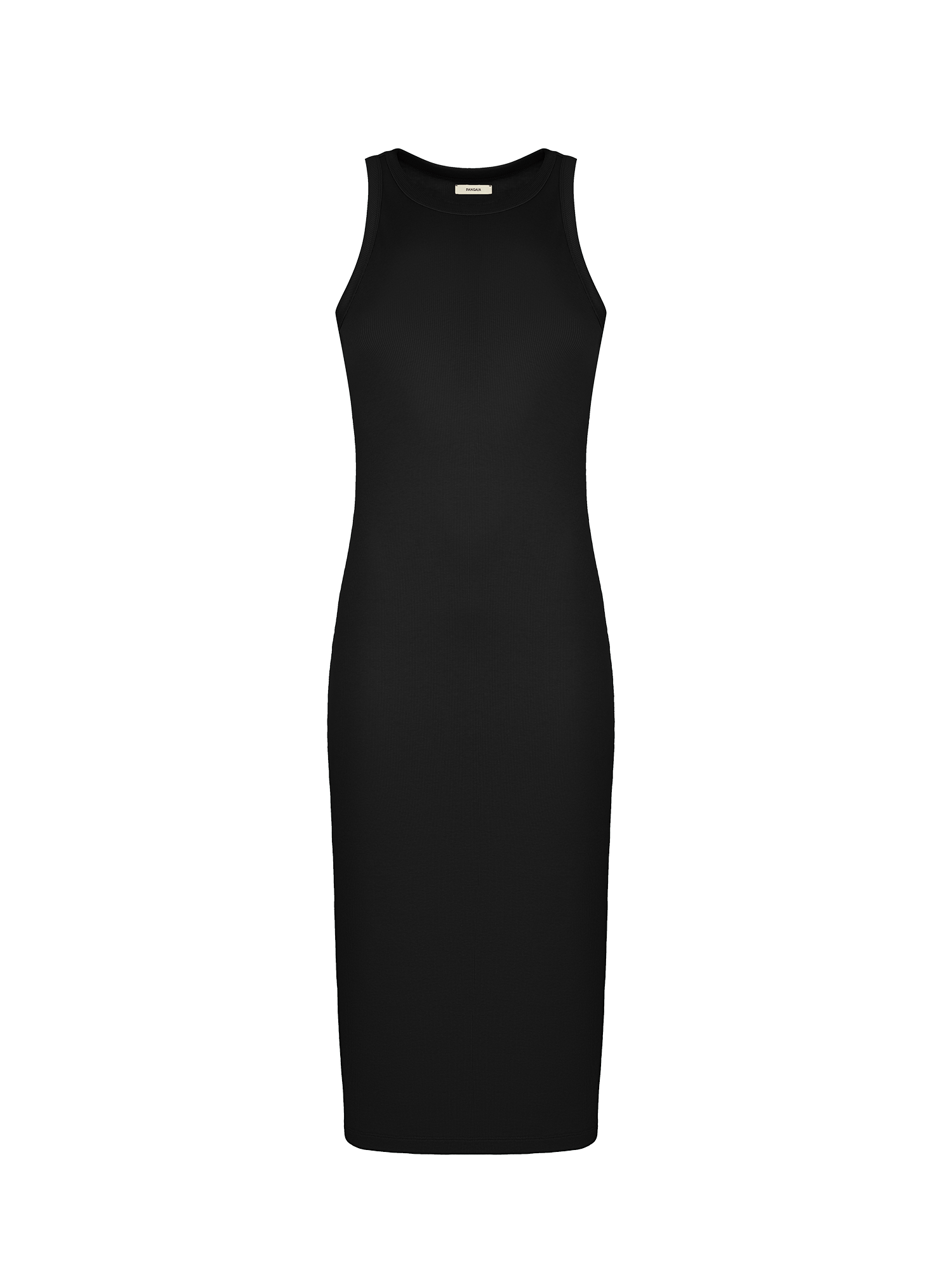 cotton tank top dress Women's Black 365 Lightweight Rib Tank Dress