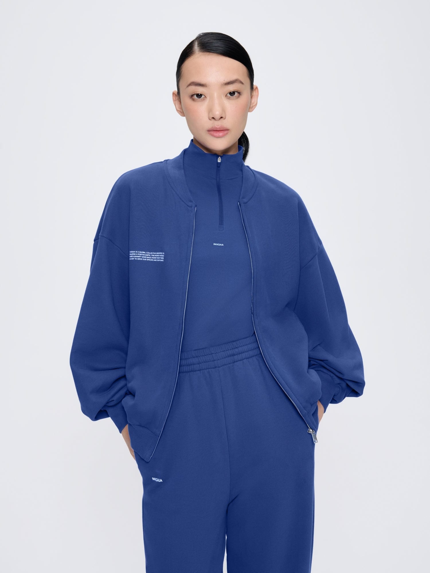 Womens 365 Midweight Bomber Jacket—Gaia Blue