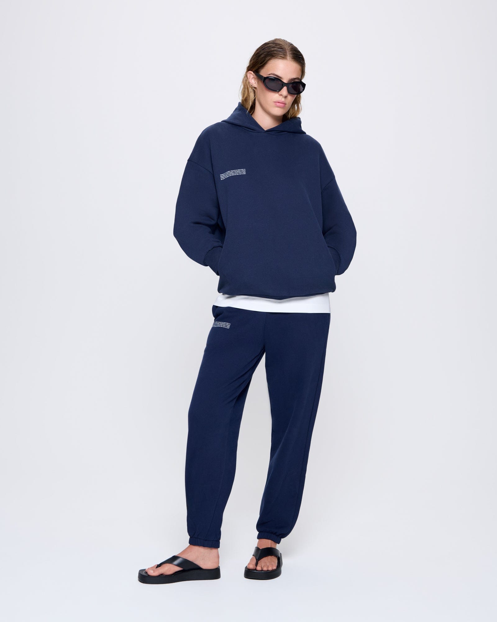 365 Midweight Hoodie—navy blue