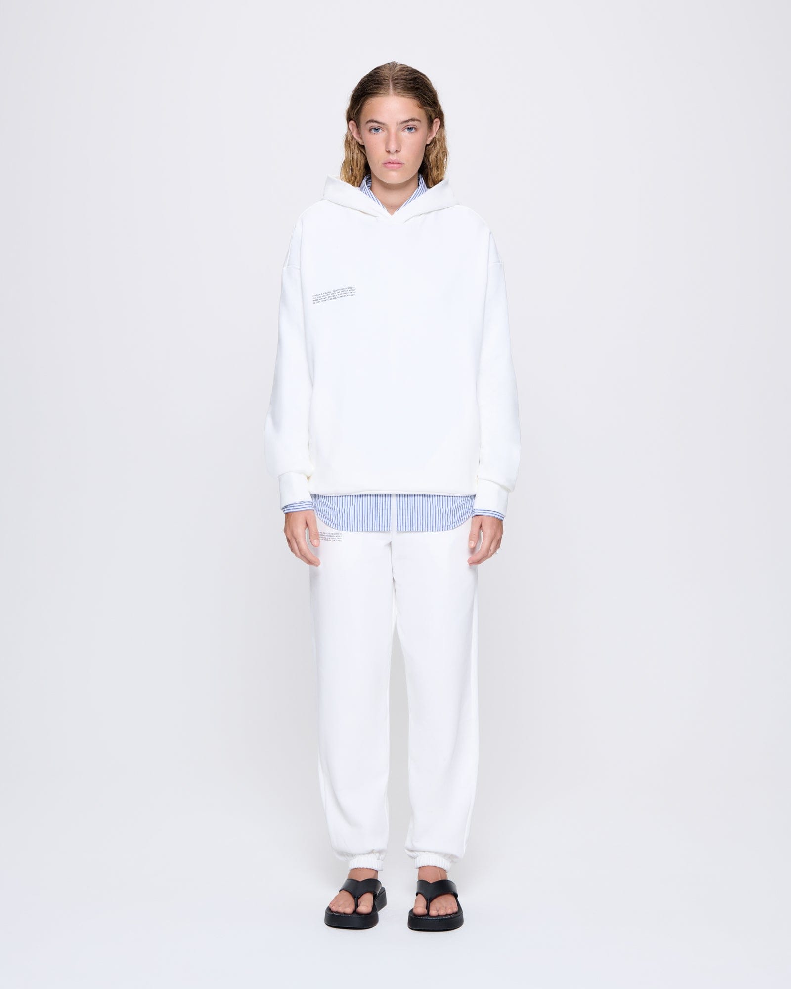 Womens Off-white 365 Midweight Hoodie | Designer Hoodies | PANGAIA