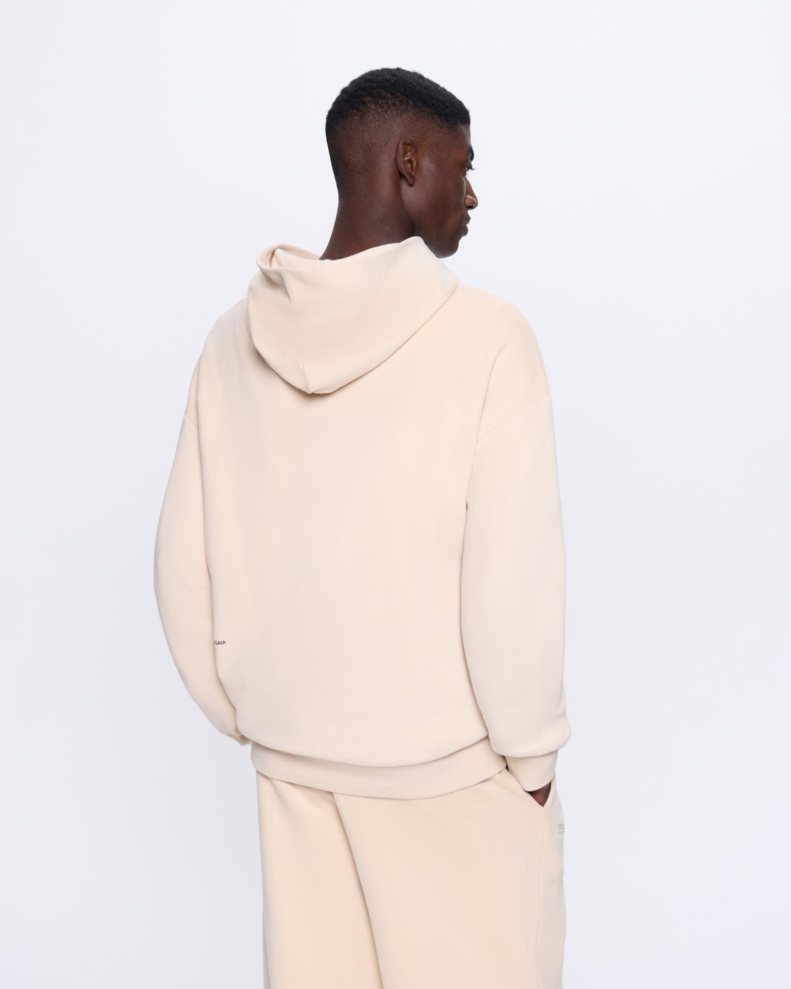 Mens Sand 365 Midweight Hoodie | Luxury Hodies | PANGAIA