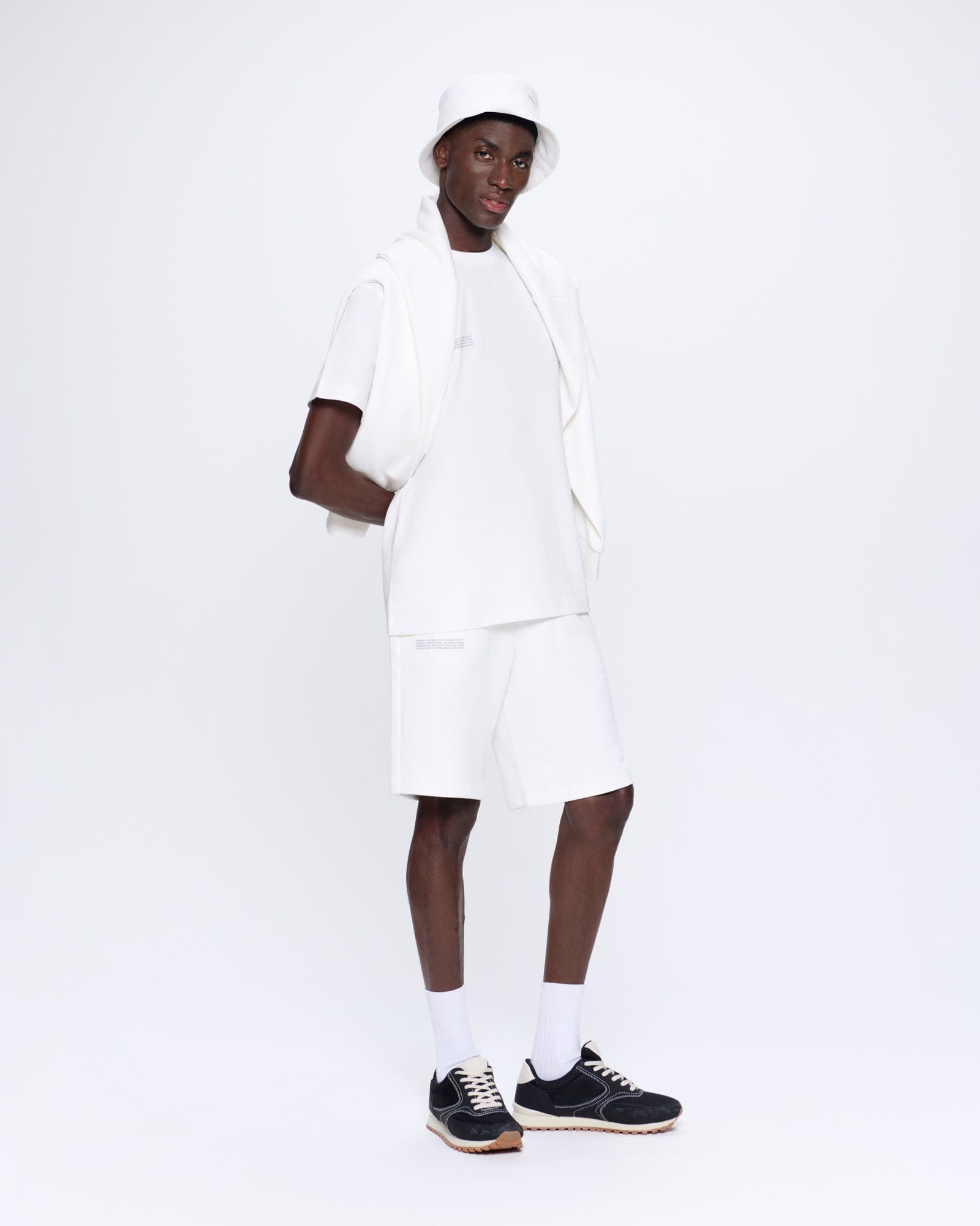 Mens Off-white 365 Midweight Long Shorts | PANGAIA