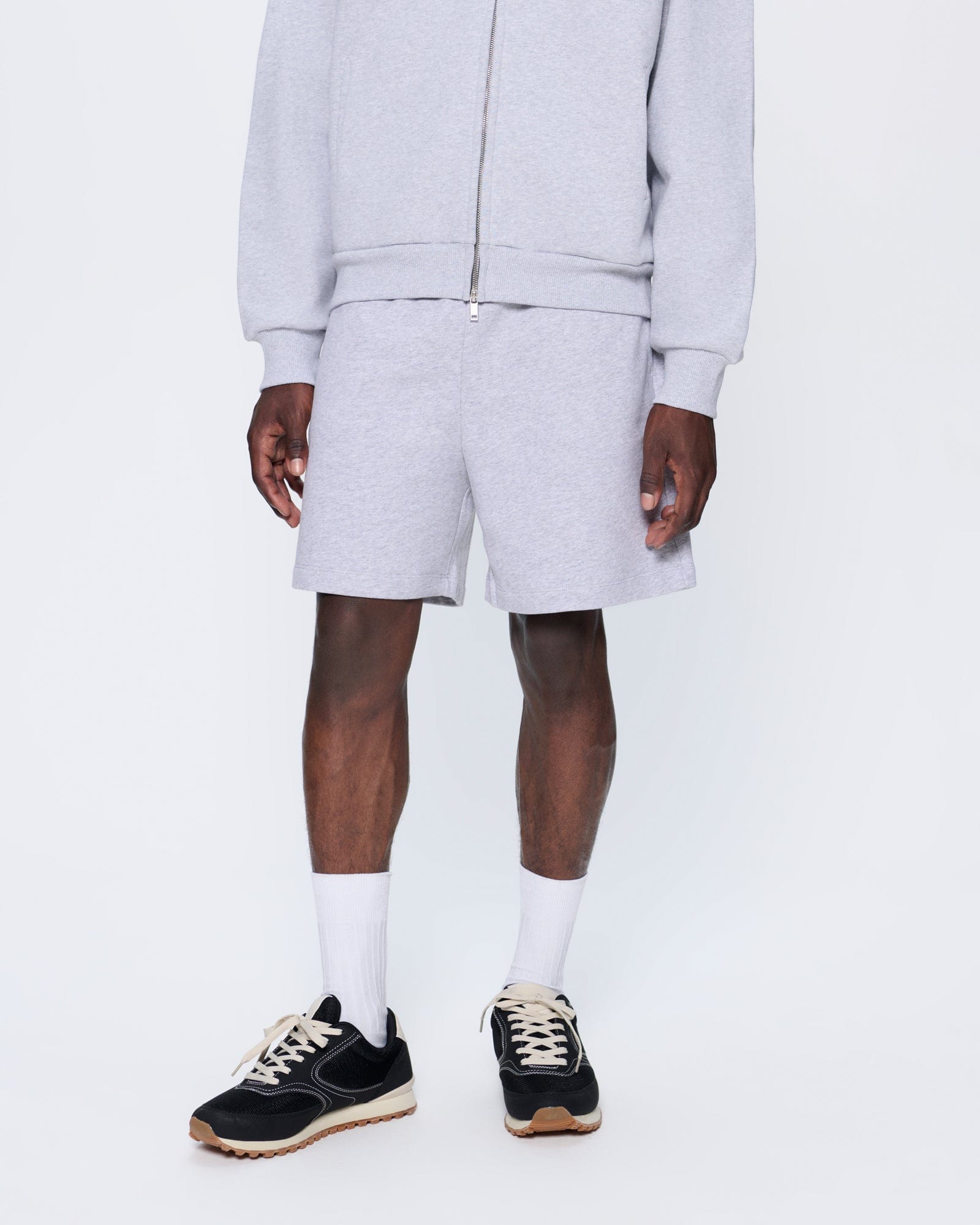 365_MIDWEIGHT_MIDLENGTH_SHORTS_GREY_MARL_MENS_FRONt