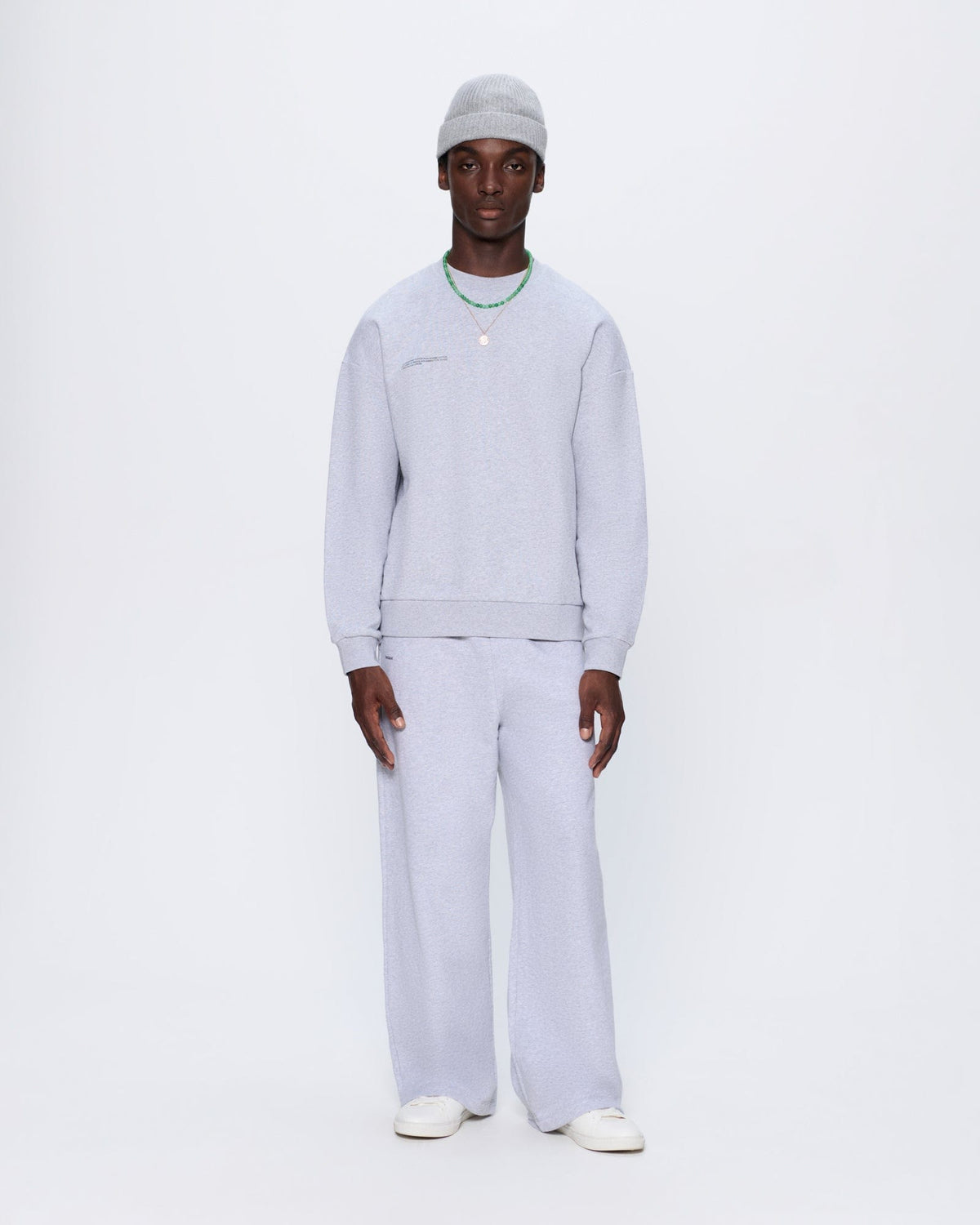 365 Midweight Straight Leg Track Pants—grey marl