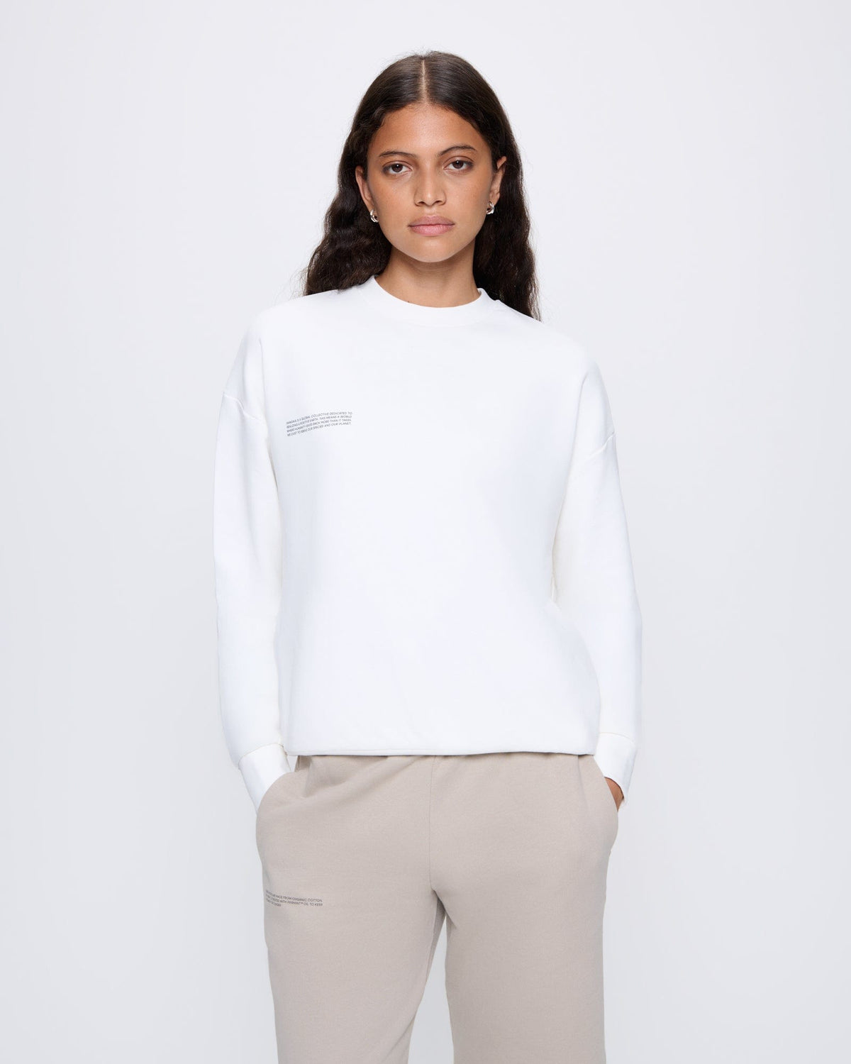 Womens Stone 365 Midweight Sweatshirt | Luxury Sweatshirts | PANGAIA