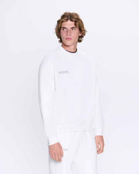 Mens Off-white 365 Midweight Sweatshirt | PANGAIA