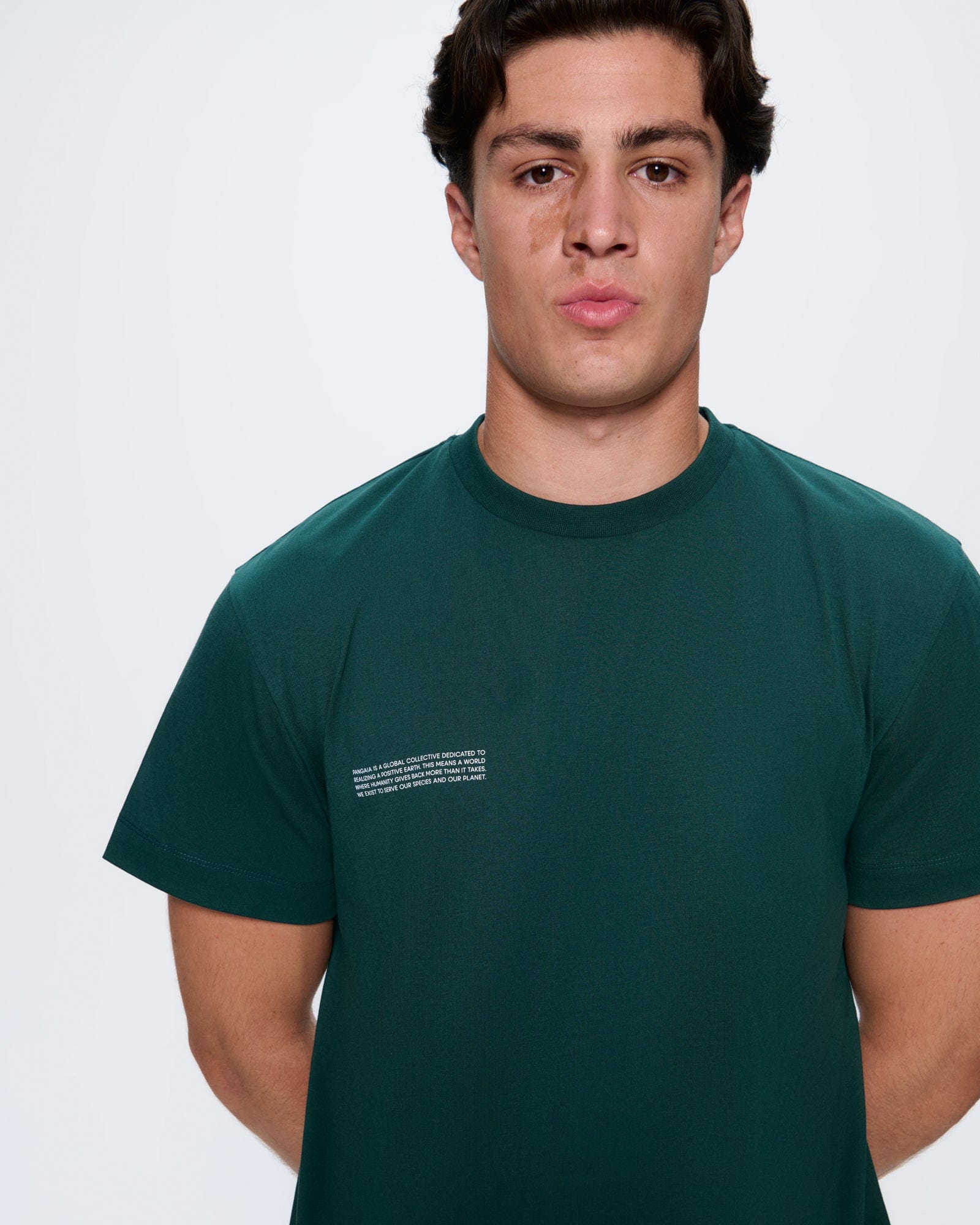Mens 365 Midweight T-shirt—Foliage Green
