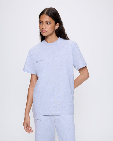 Womens Grey 365 Midweight T-shirt | Luxury T-Shirts | PANGAIA