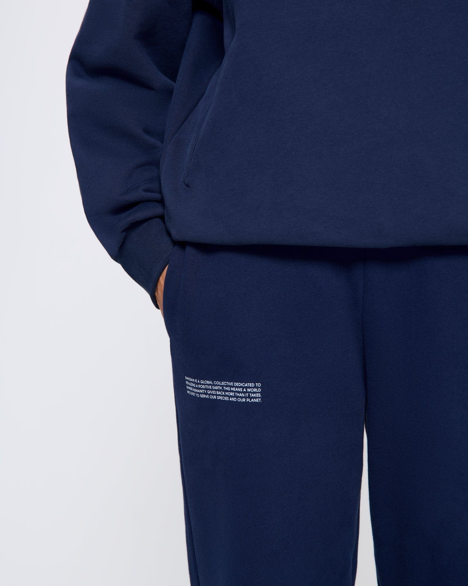 Womens Navy 365 Midweight Track Pants | PANGAIA
