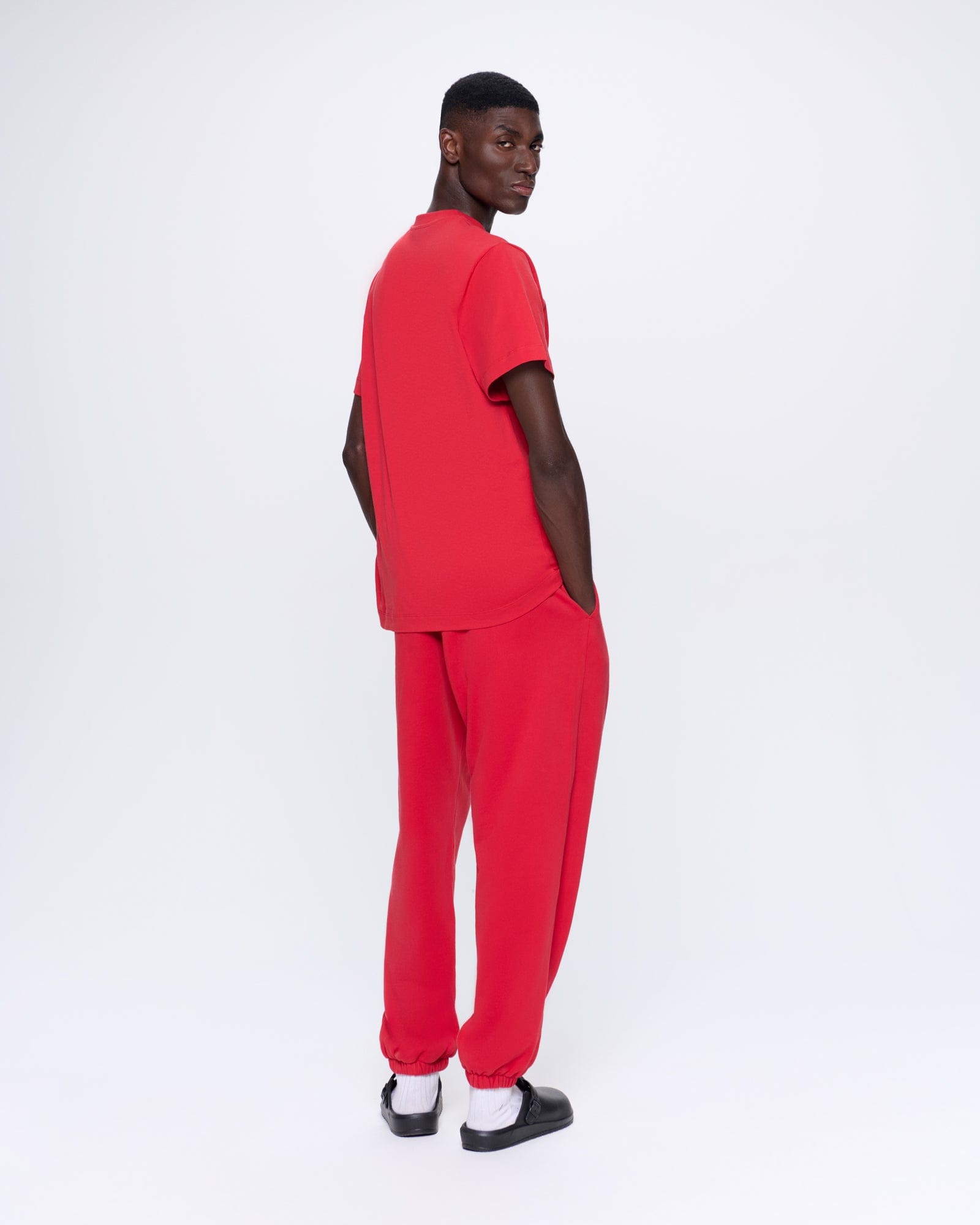 Mens 365 Midweight Track Pants - Goji Red | Made for Planet