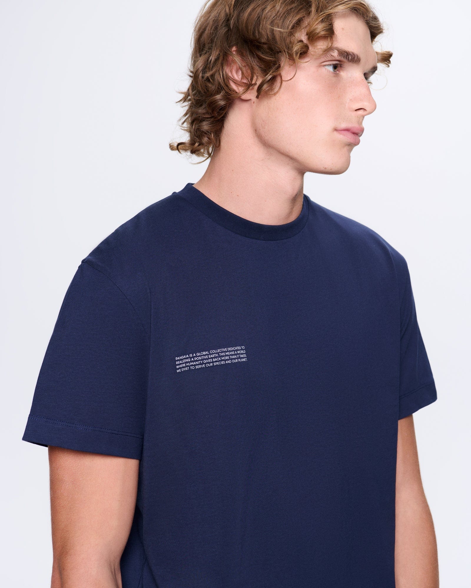a********m 様　コットンTシャツ Mens Navy 365 Midweight T-shirt | Luxury T-Shirts | PANGAIA