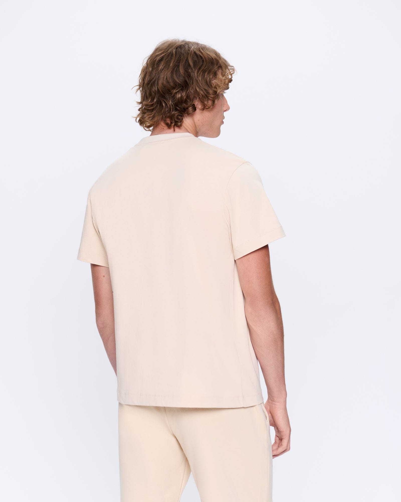 Mens Sand 365 Midweight T-shirt | Luxury T-Shirts | PANGAIA
