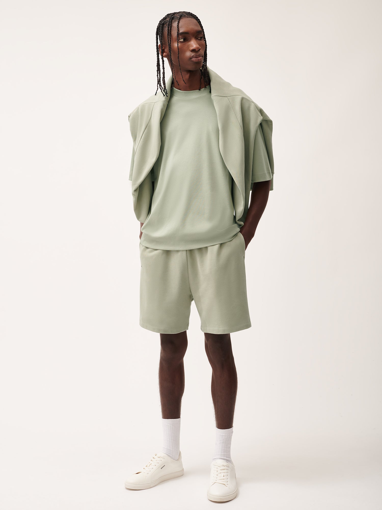 365_Midweight_Mid_Length_Shorts_Moss_Green_Male-1