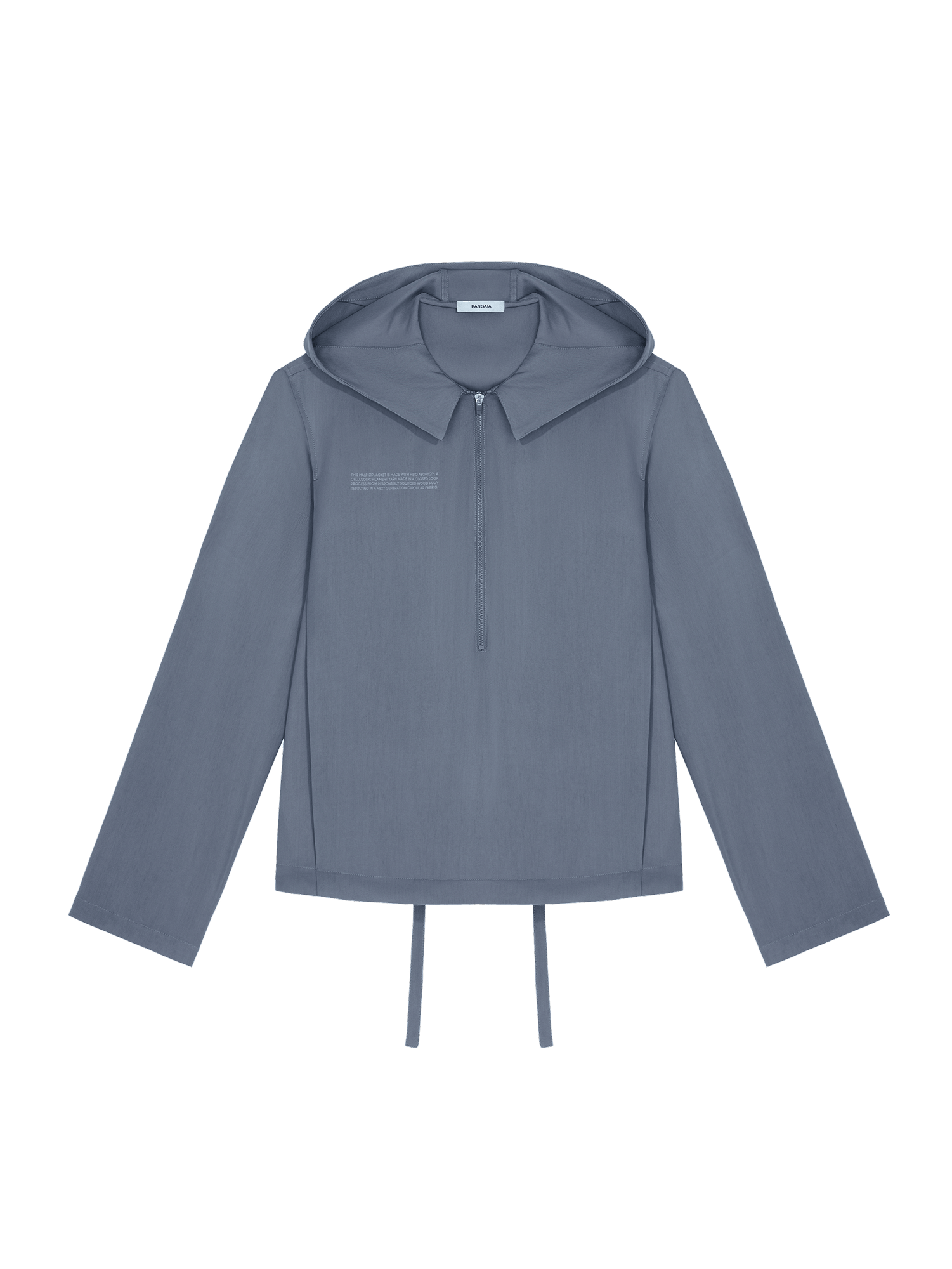 Womens AeoniQ™ Half-Zip Overtop— Volcanic Gray